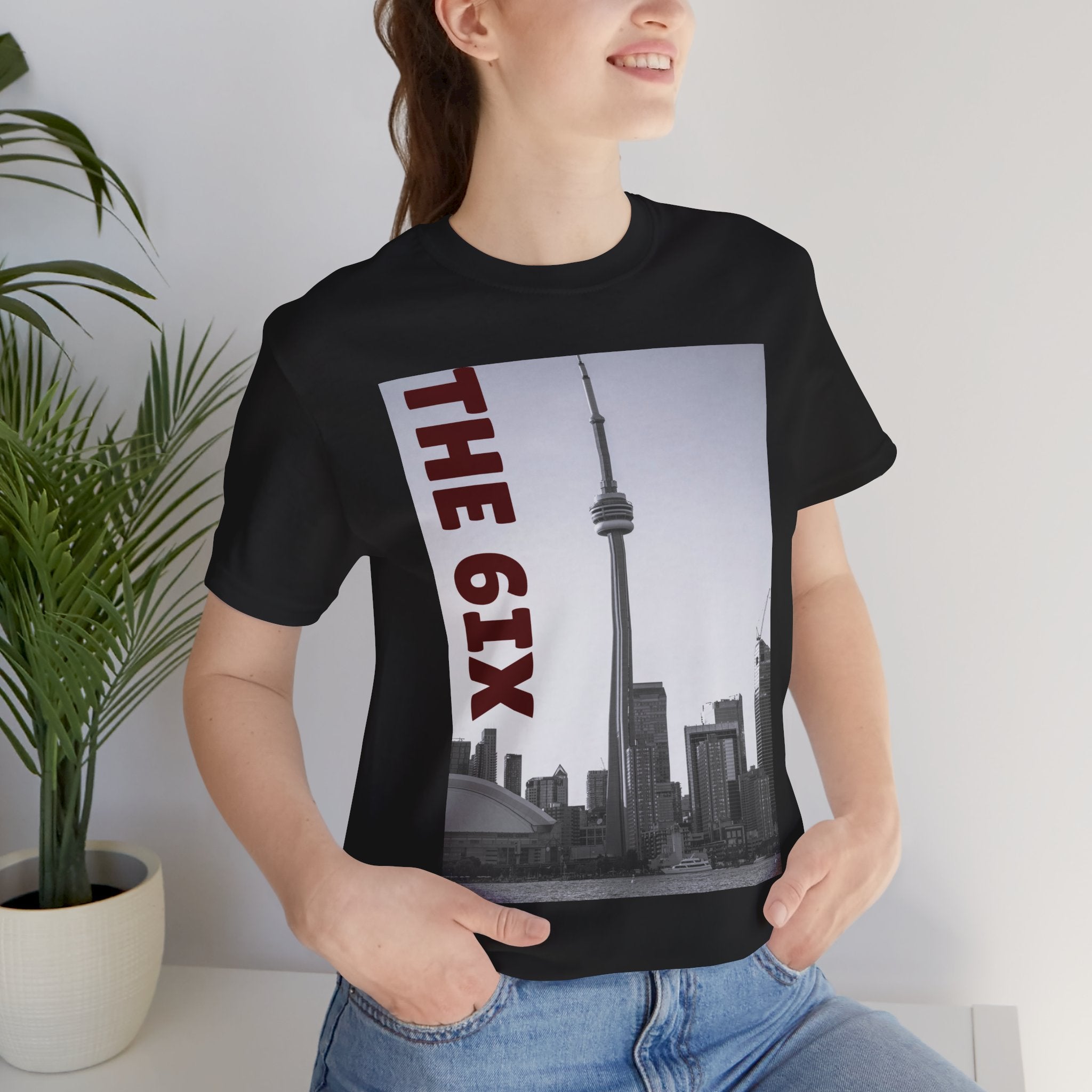 Toronto The Six T-shirt, unisex short sleeve style
