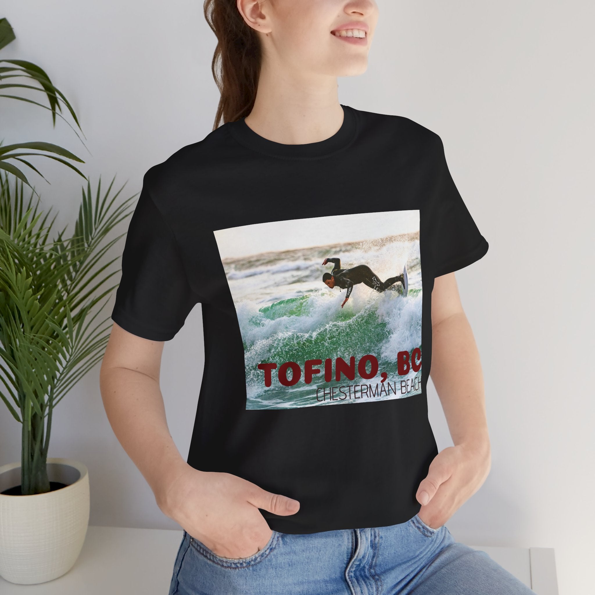 Viringee Tofino Chesterman Beach Surfing Graphic Tee
