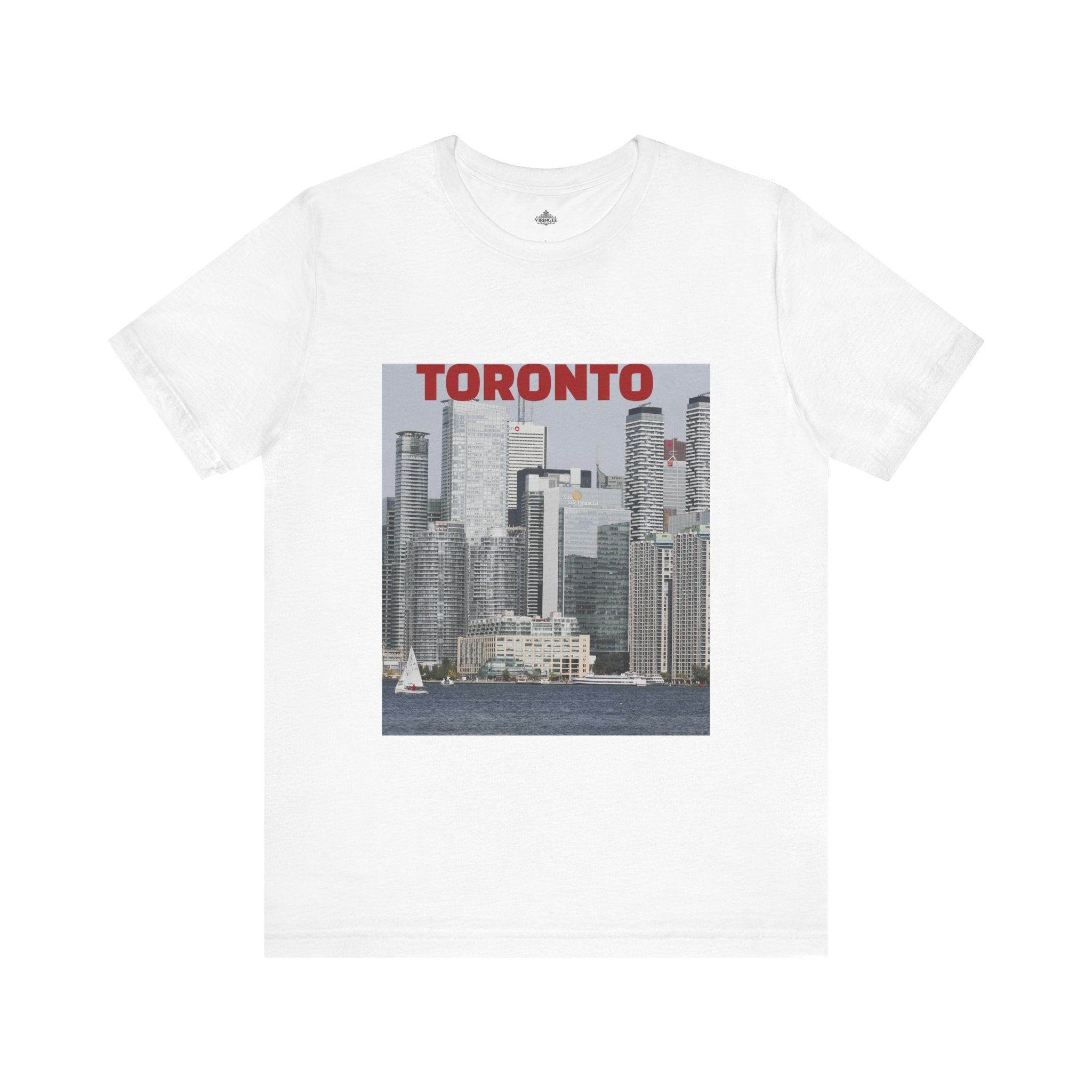 Unisex Toronto Harbor T-shirt inspired by city skyline
