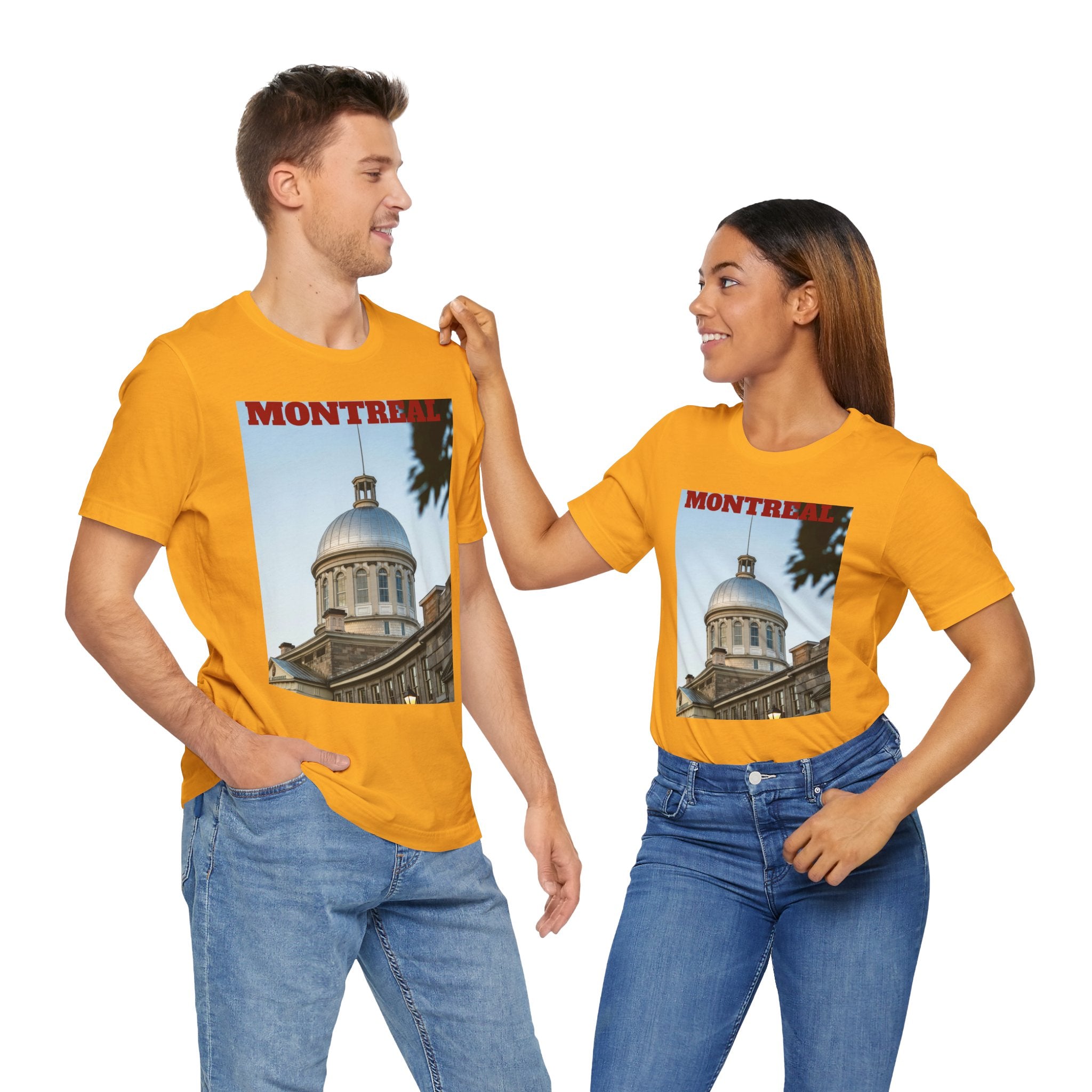Unisex Old Montreal vintage T-shirt with city graphic