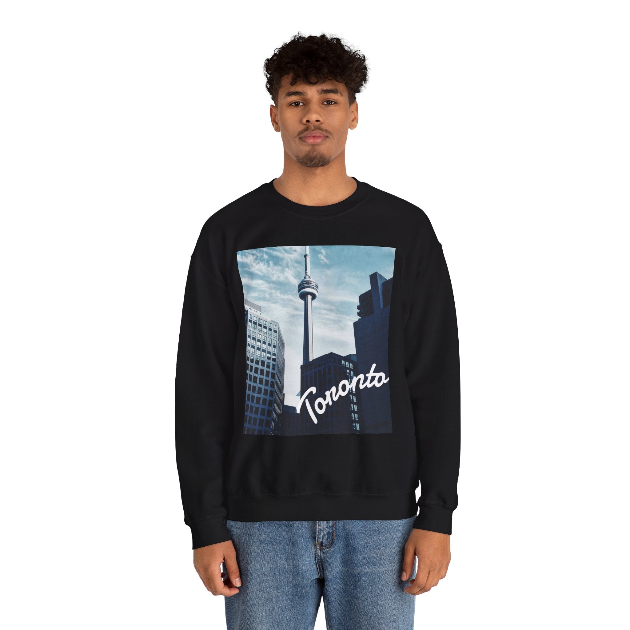 Viringee Toronto CN Tower Unisex Crewneck Sweatshirt