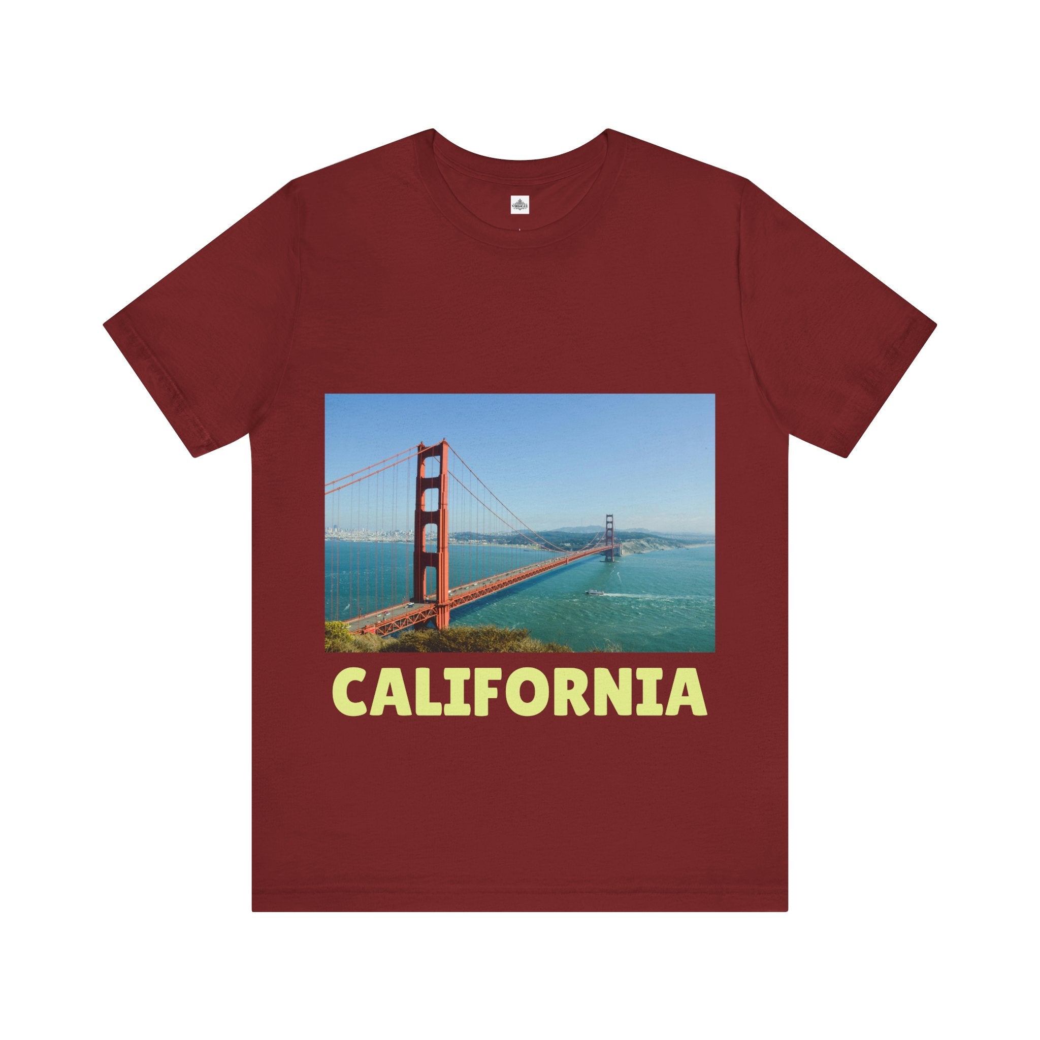 Viringee California Golden Gate Bridge Graphic T-shirt