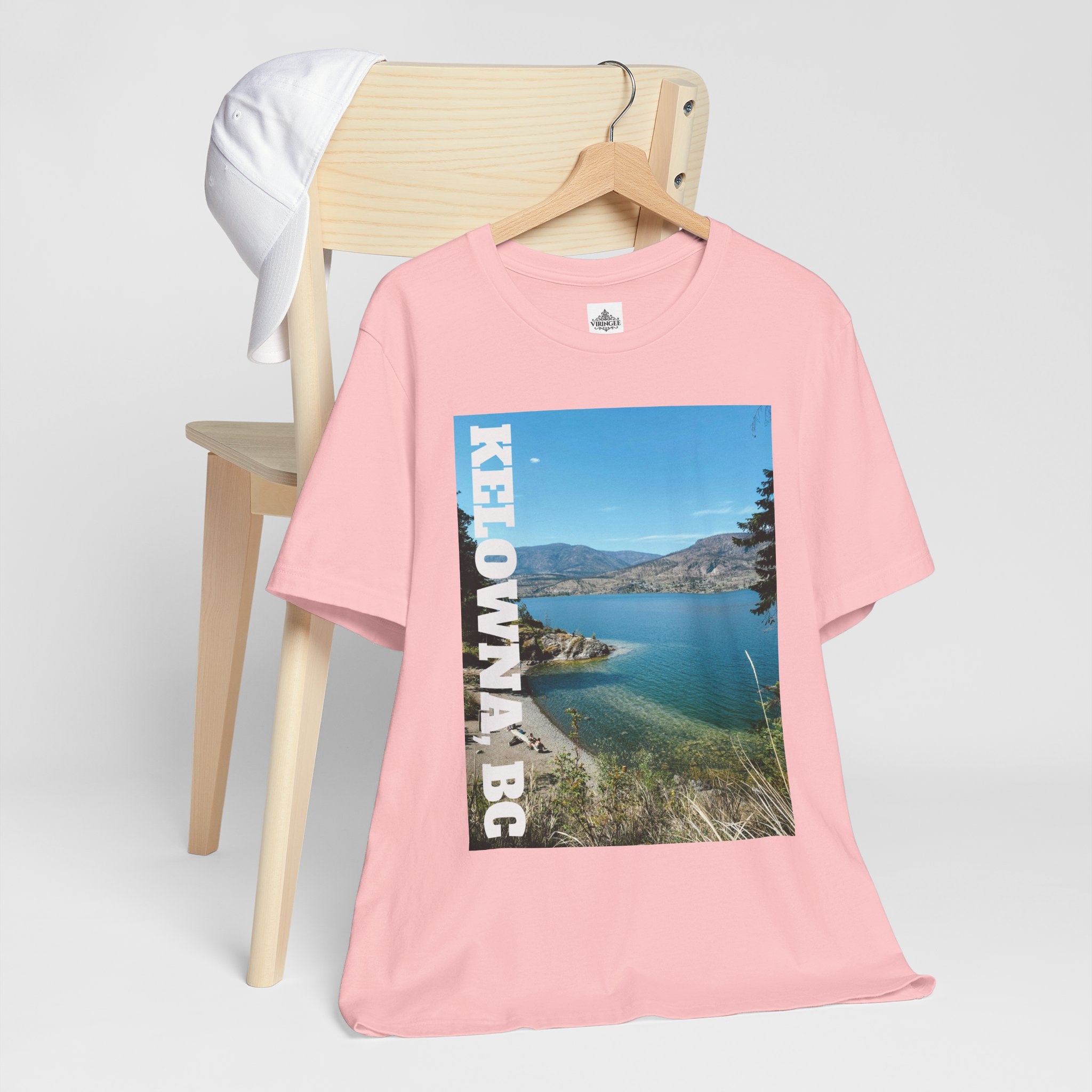 Viringee Kelowna BC scenic T-shirt, unisex short sleeve