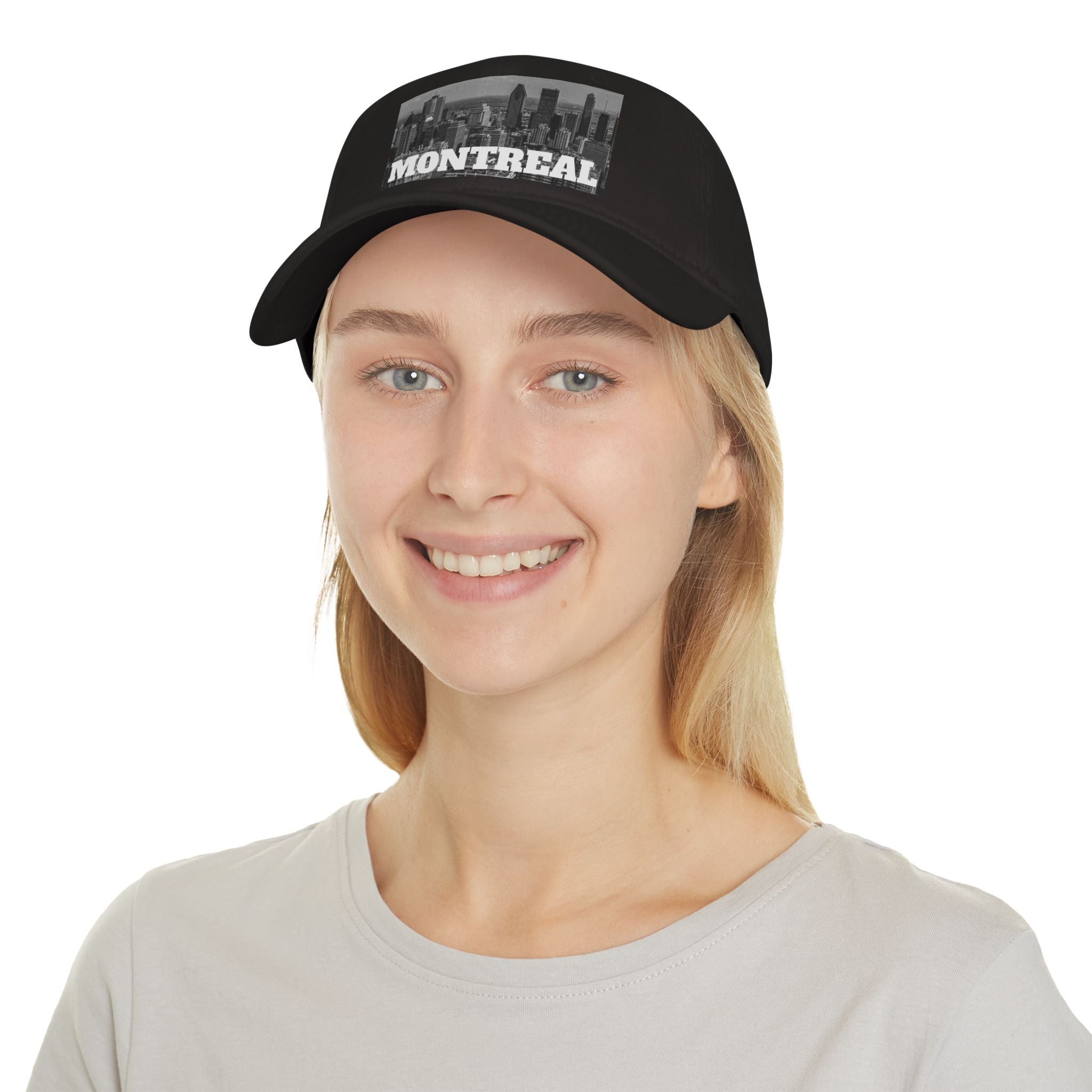 Adjustable Montreal low profile cap with printed graphic