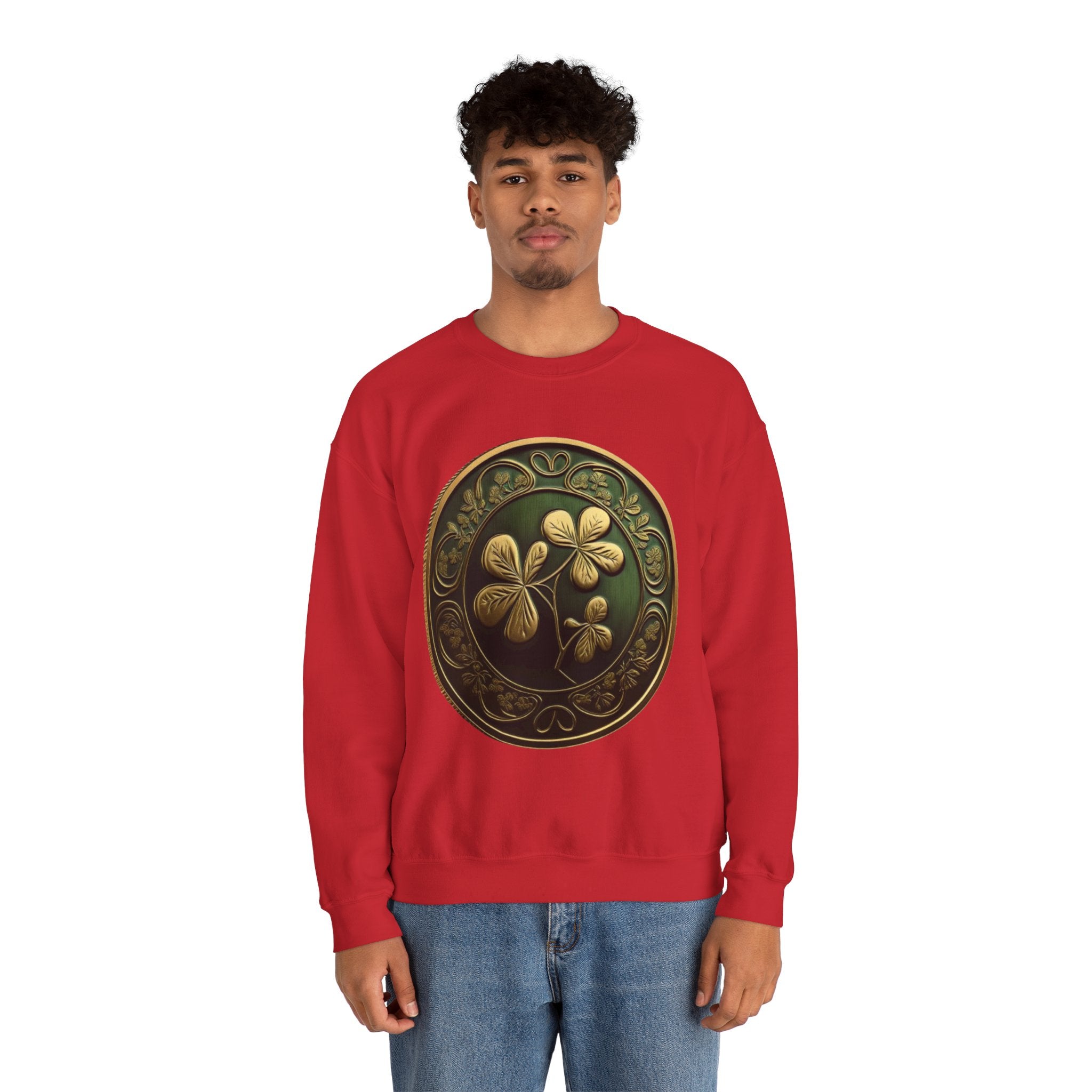 Viringee Seal of leaves Crewneck Sweatshirt