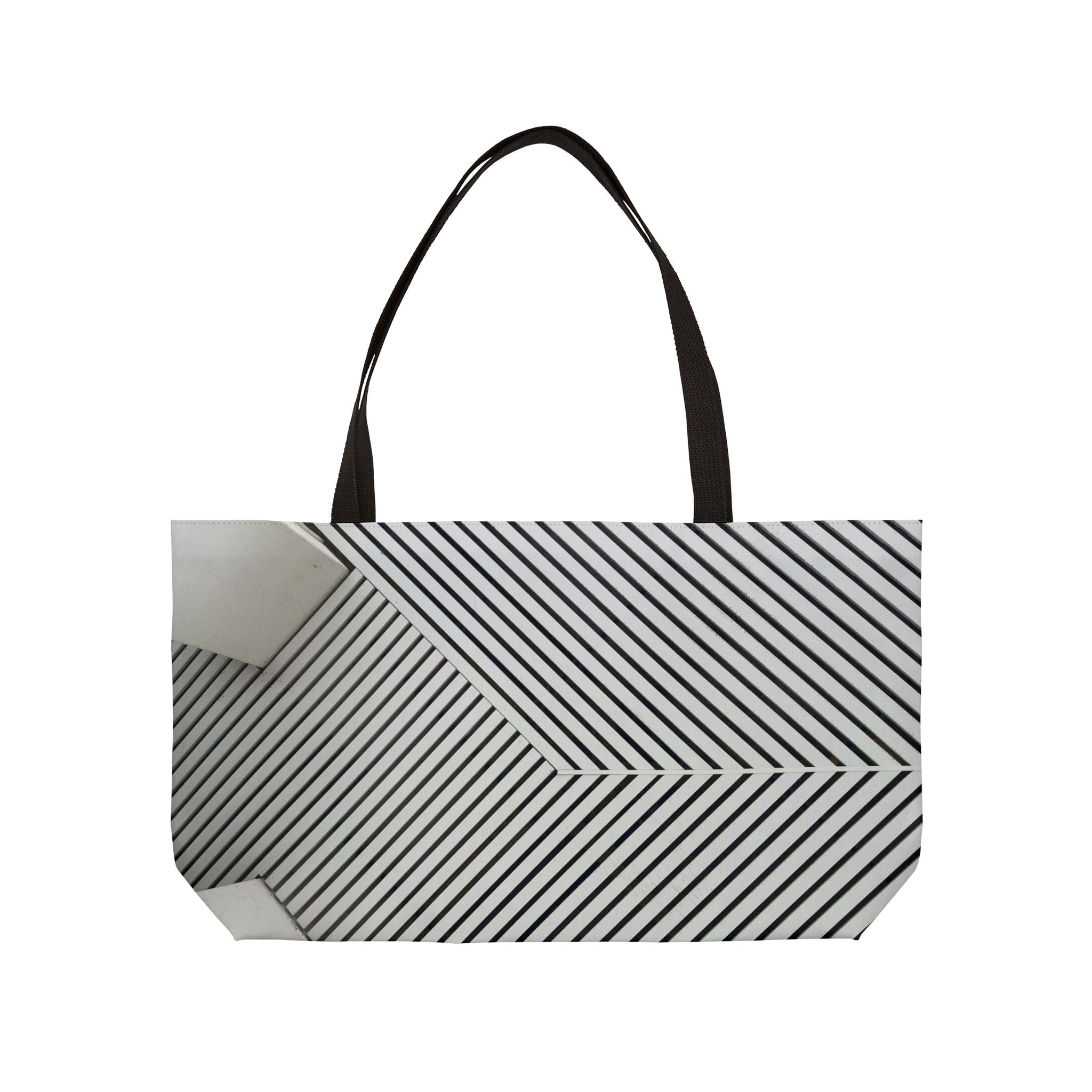 Viringee Striped Weekender Tote Bag