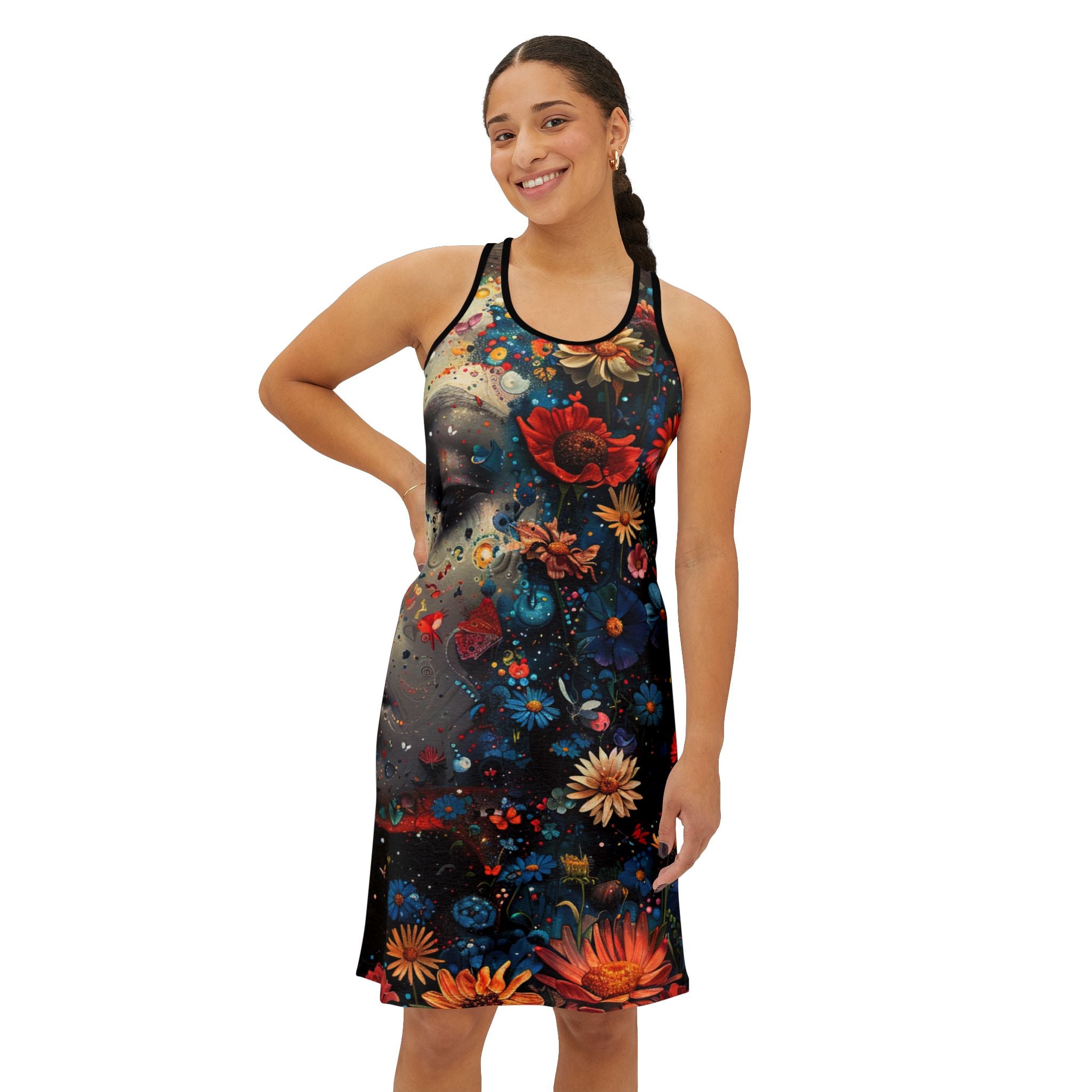 Viringee Gothic Boho Women's Racerback Dress