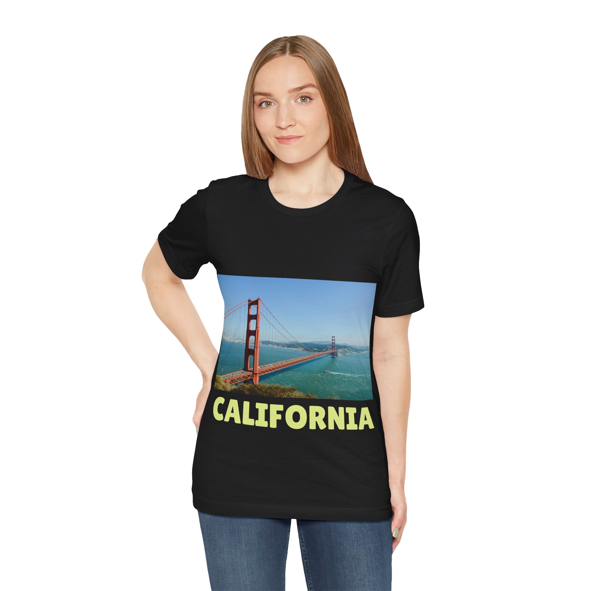 Viringee California Golden Gate Bridge Graphic T-shirt