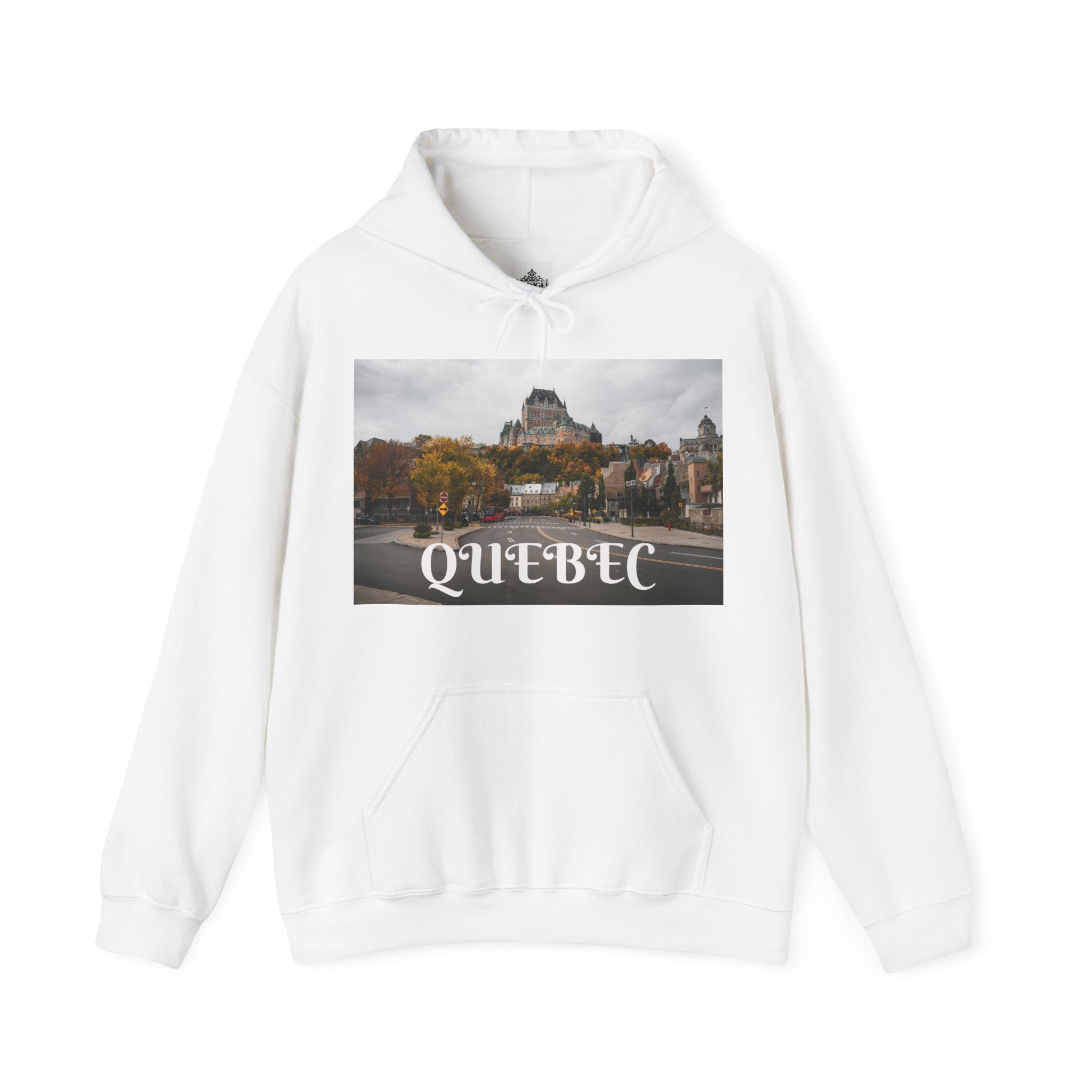Viringee Quebec Architecture Unisex Hoodie / Hoodie Unisexe Viringee Architecture du Québec