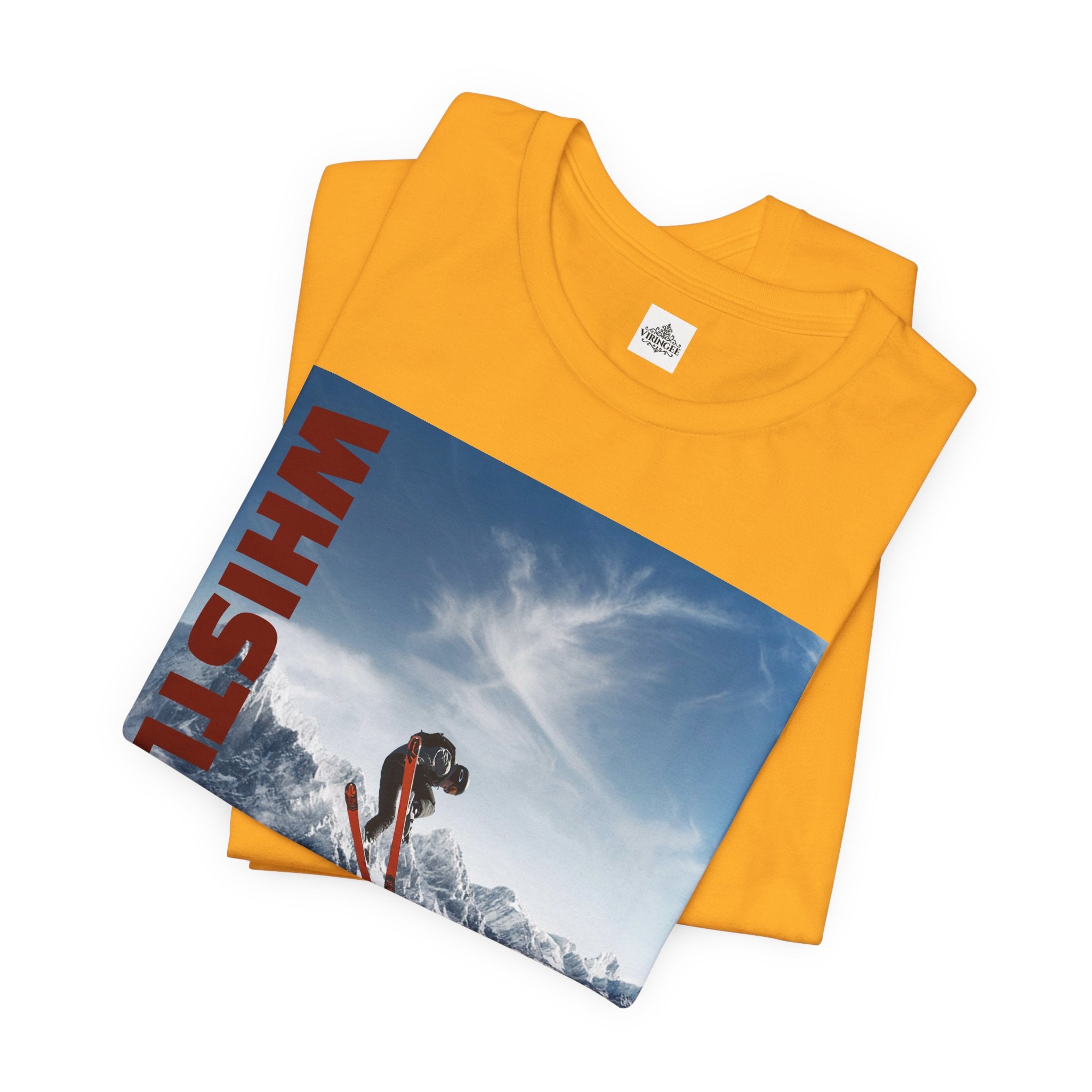 Viringee Whistler BC Snowboarder Short Sleeve Tee