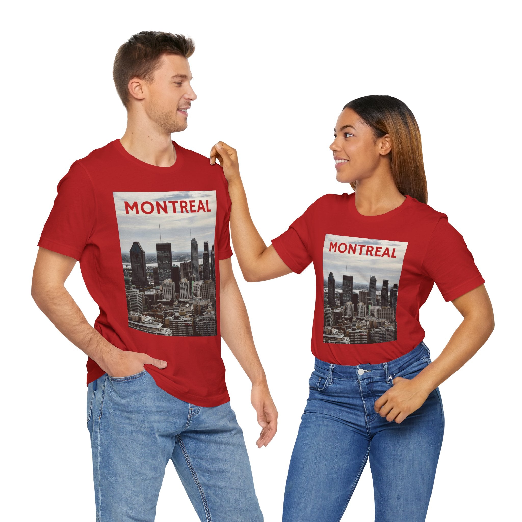 Viringee Montreal Cityscape Unisex Tee / T-shirt Unisexe Viringee – Panorama de Montréal