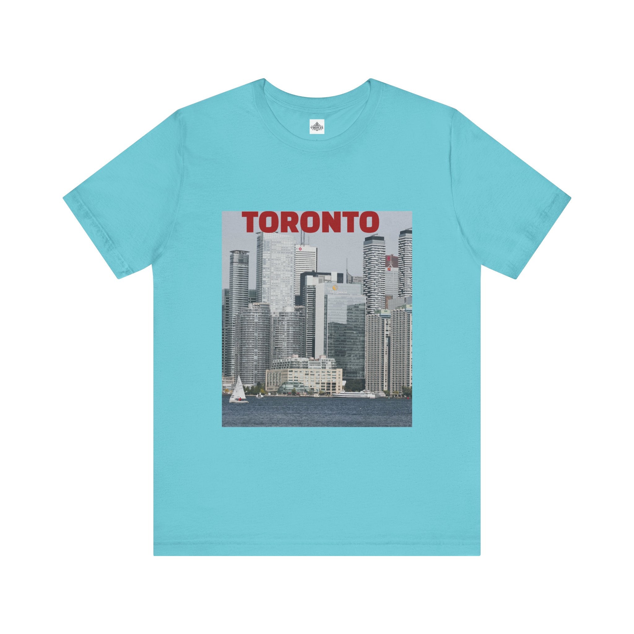 Unisex Toronto Harbor T-shirt inspired by city skyline