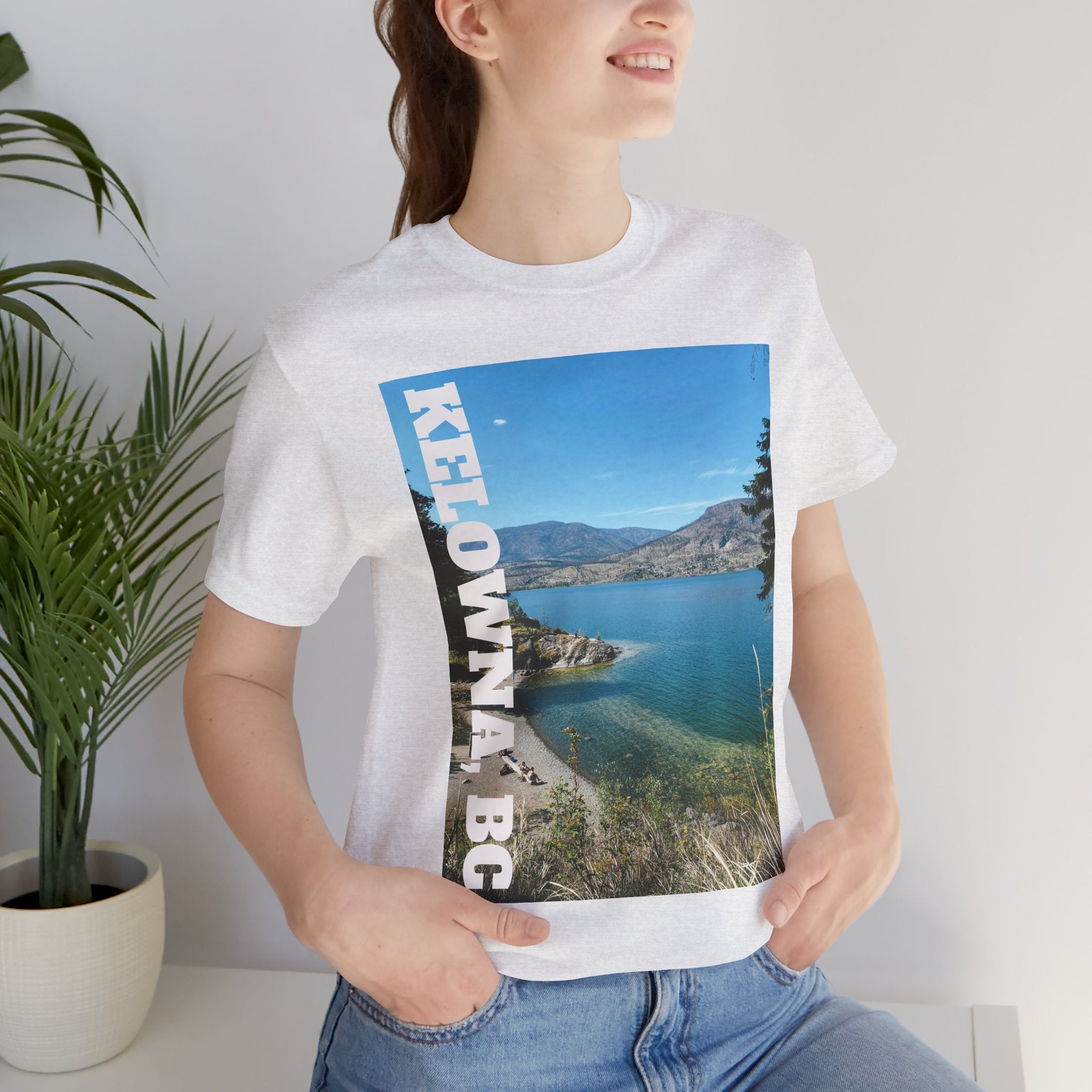 Viringee Kelowna BC scenic T-shirt, unisex short sleeve