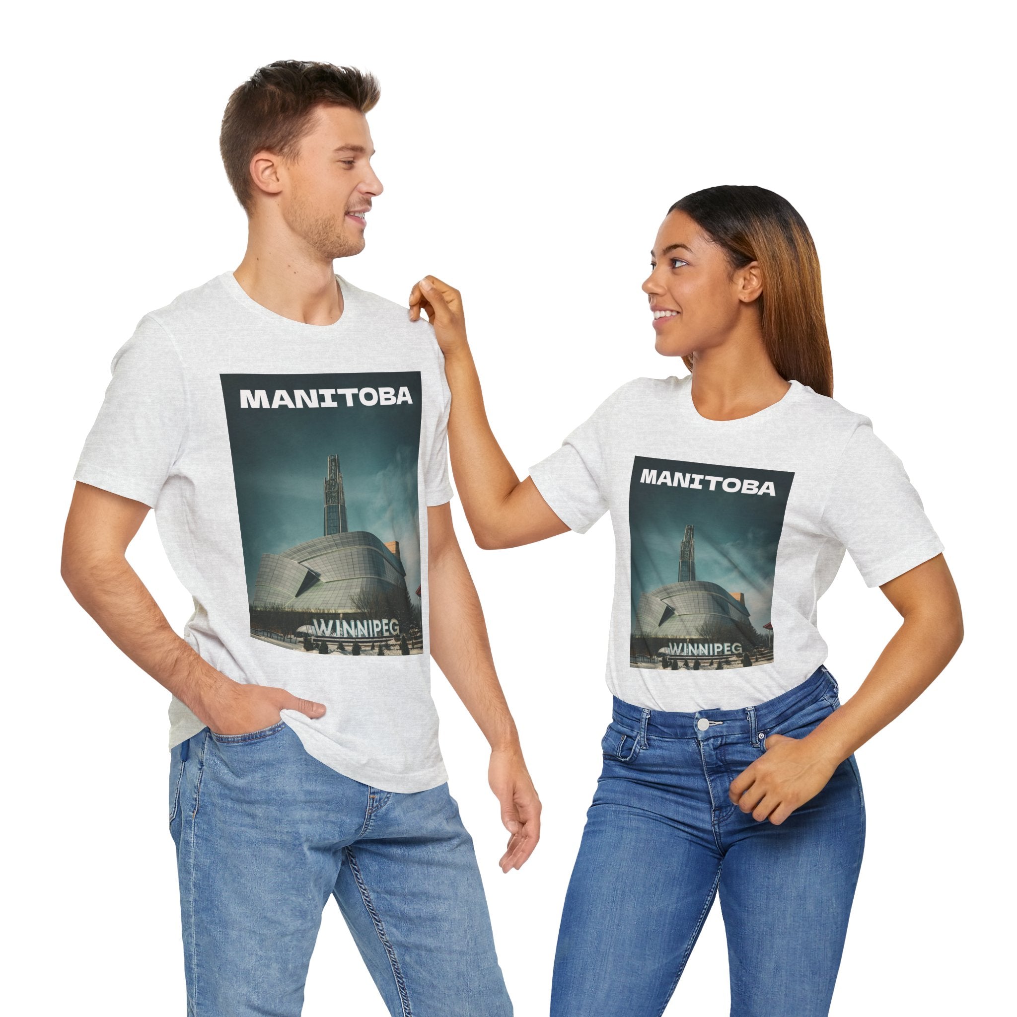 Vintage Manitoba Cityscape Graphic Tee