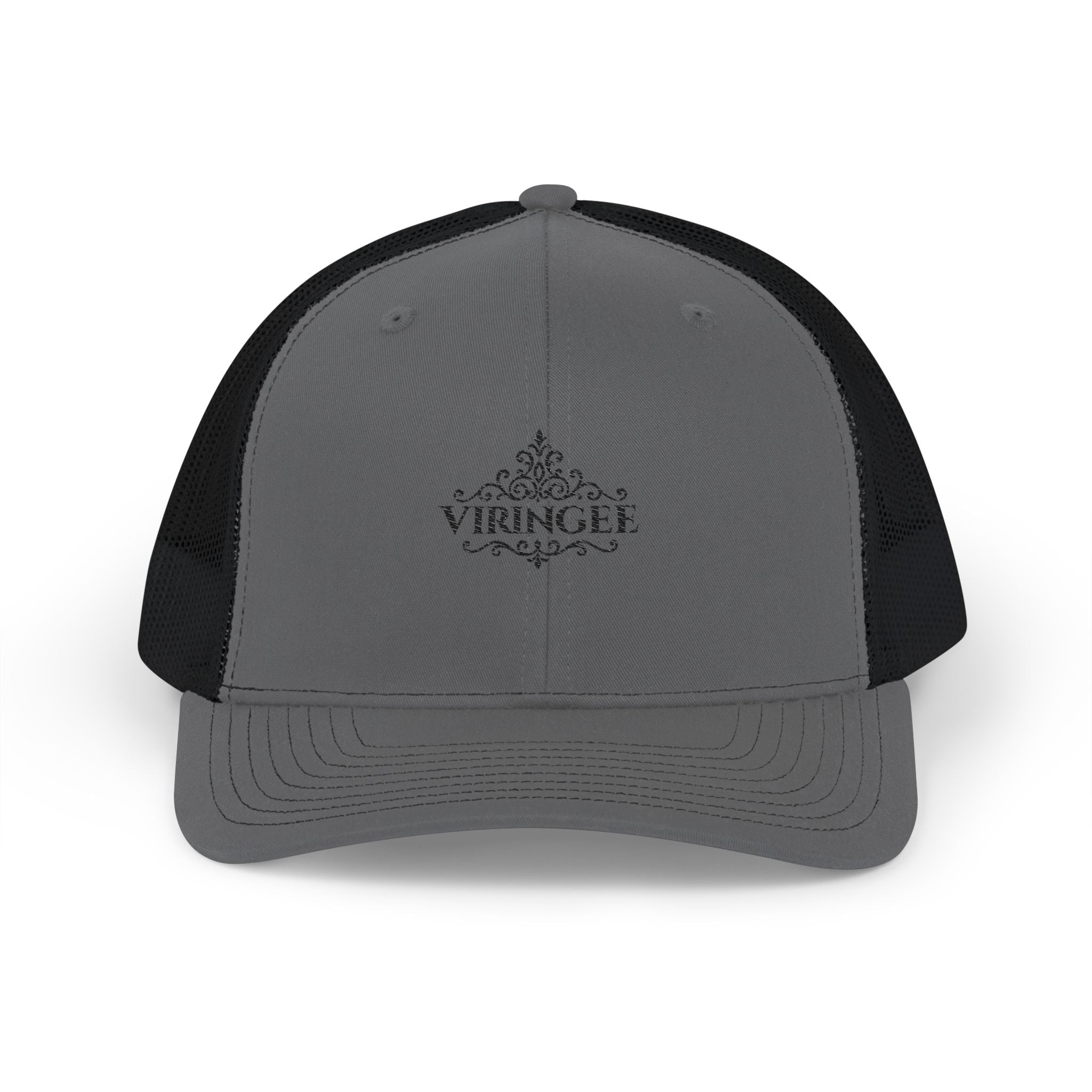 Viringee Black Logo Snapback Trucker Cap