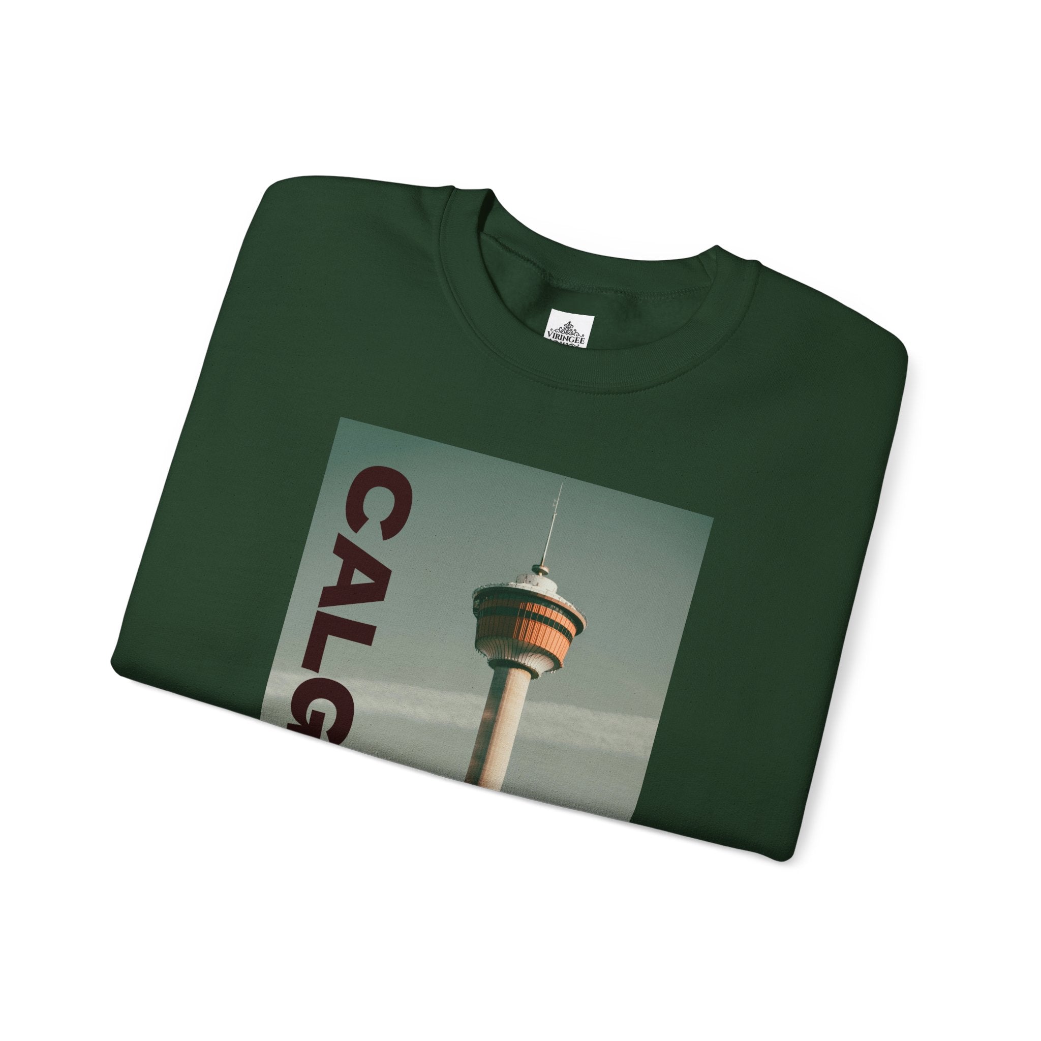 Viringee Calgary Tower Crewneck Sweatshirt