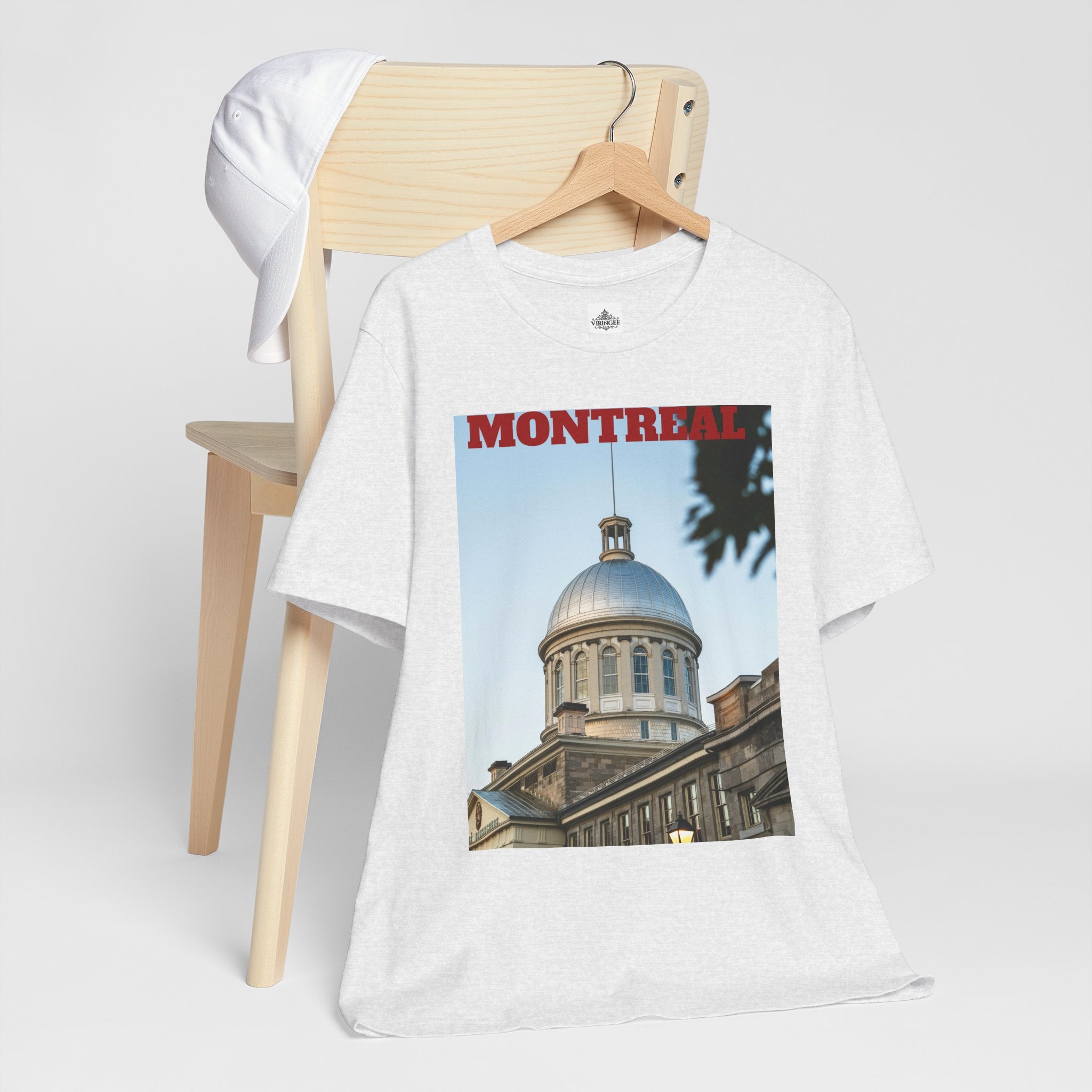 Unisex Old Montreal vintage T-shirt with city graphic