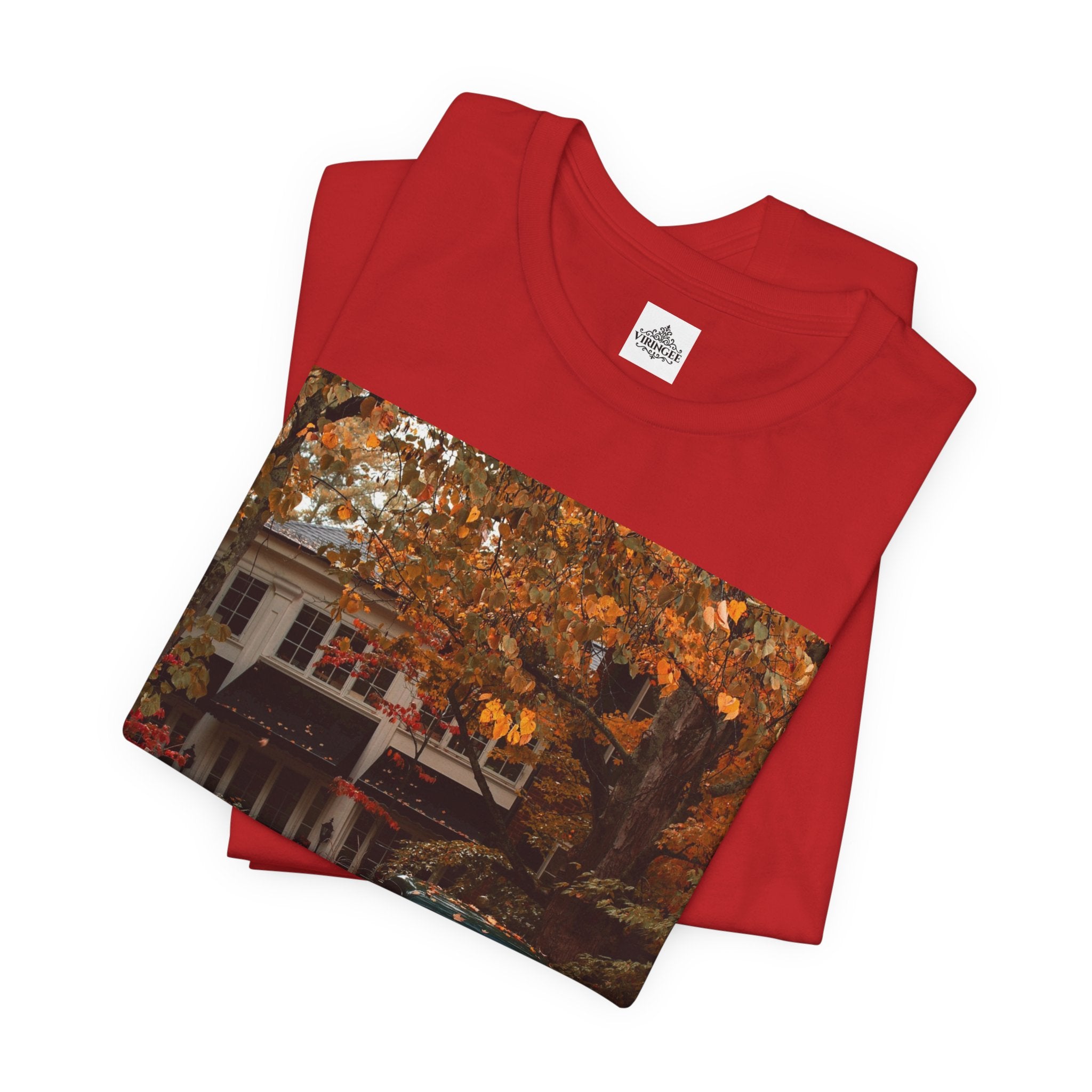 Viringee Autumn Vibes Unisex Jersey T Shirt
