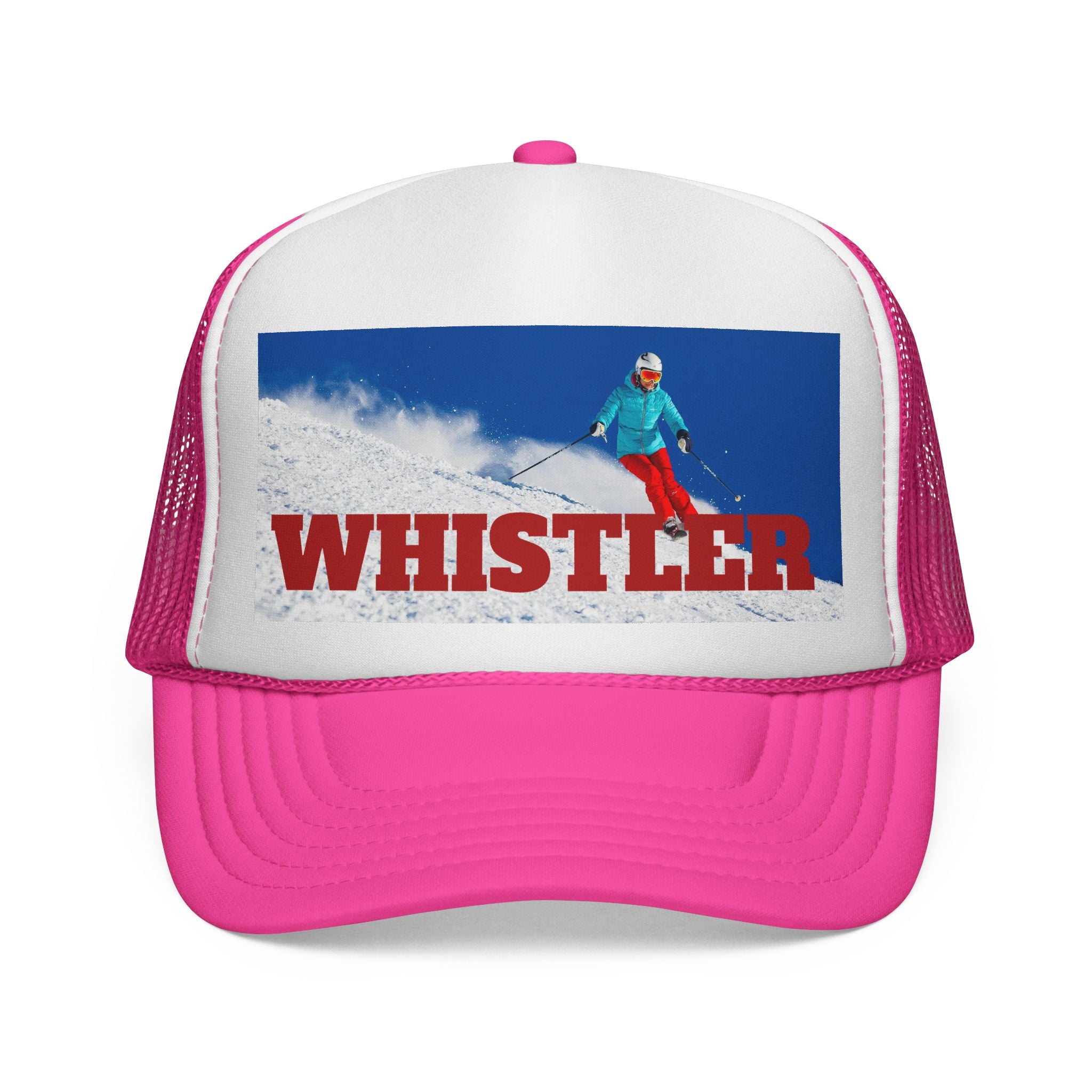 Unisex Whistler trucker cap, breathable mesh back