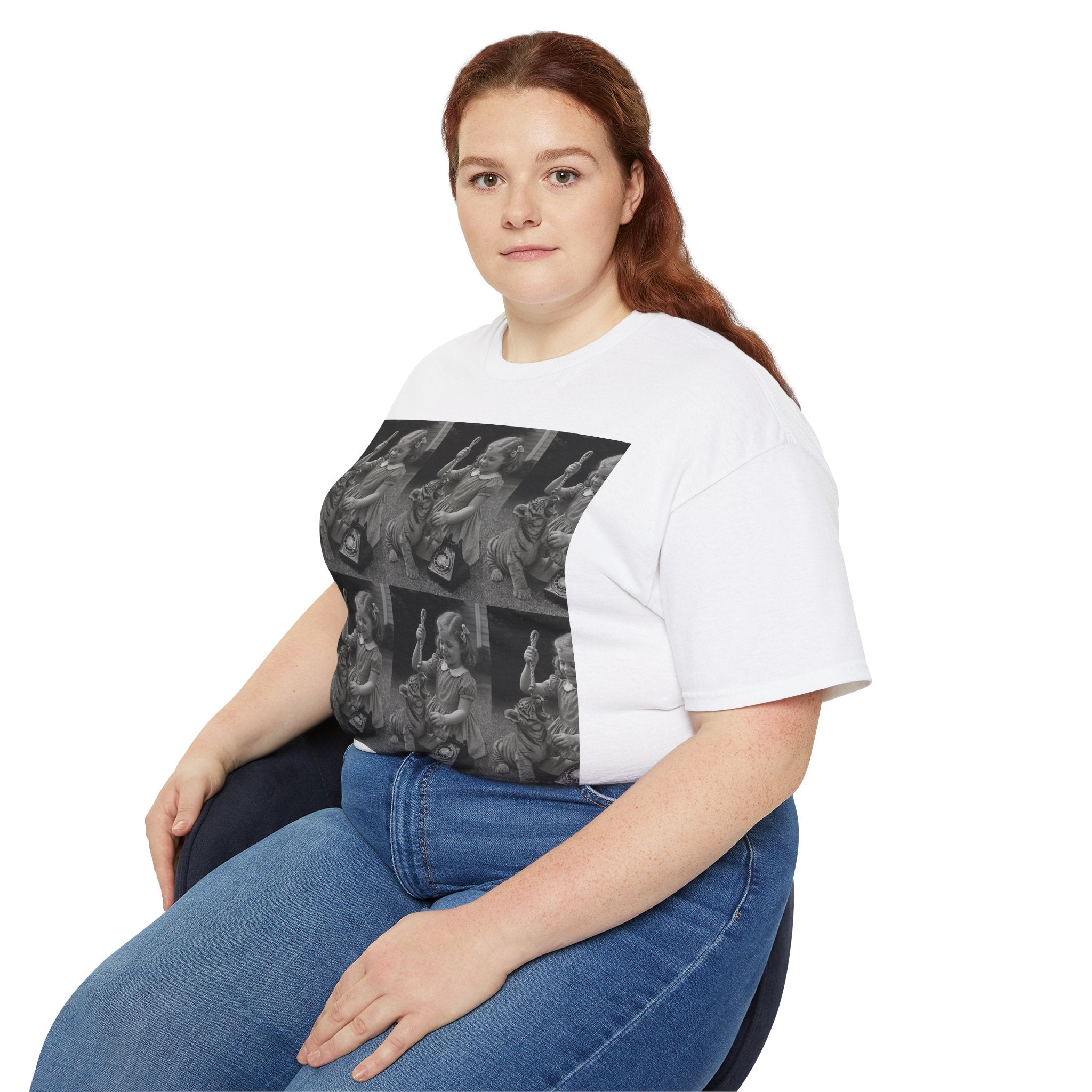 Vintage Retro Tiger Cub Women T-Shirt