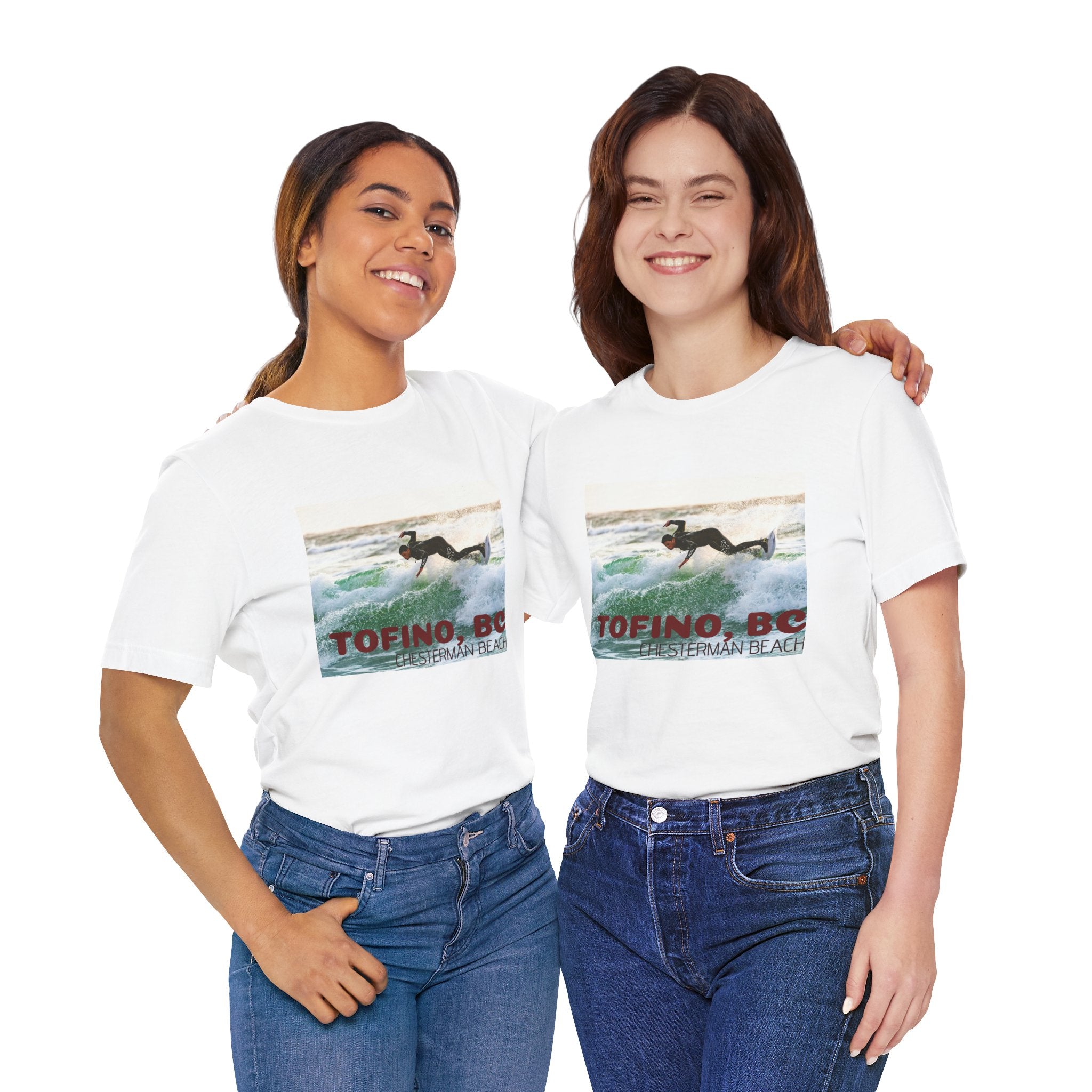 Viringee Tofino Chesterman Beach Surfing Graphic Tee