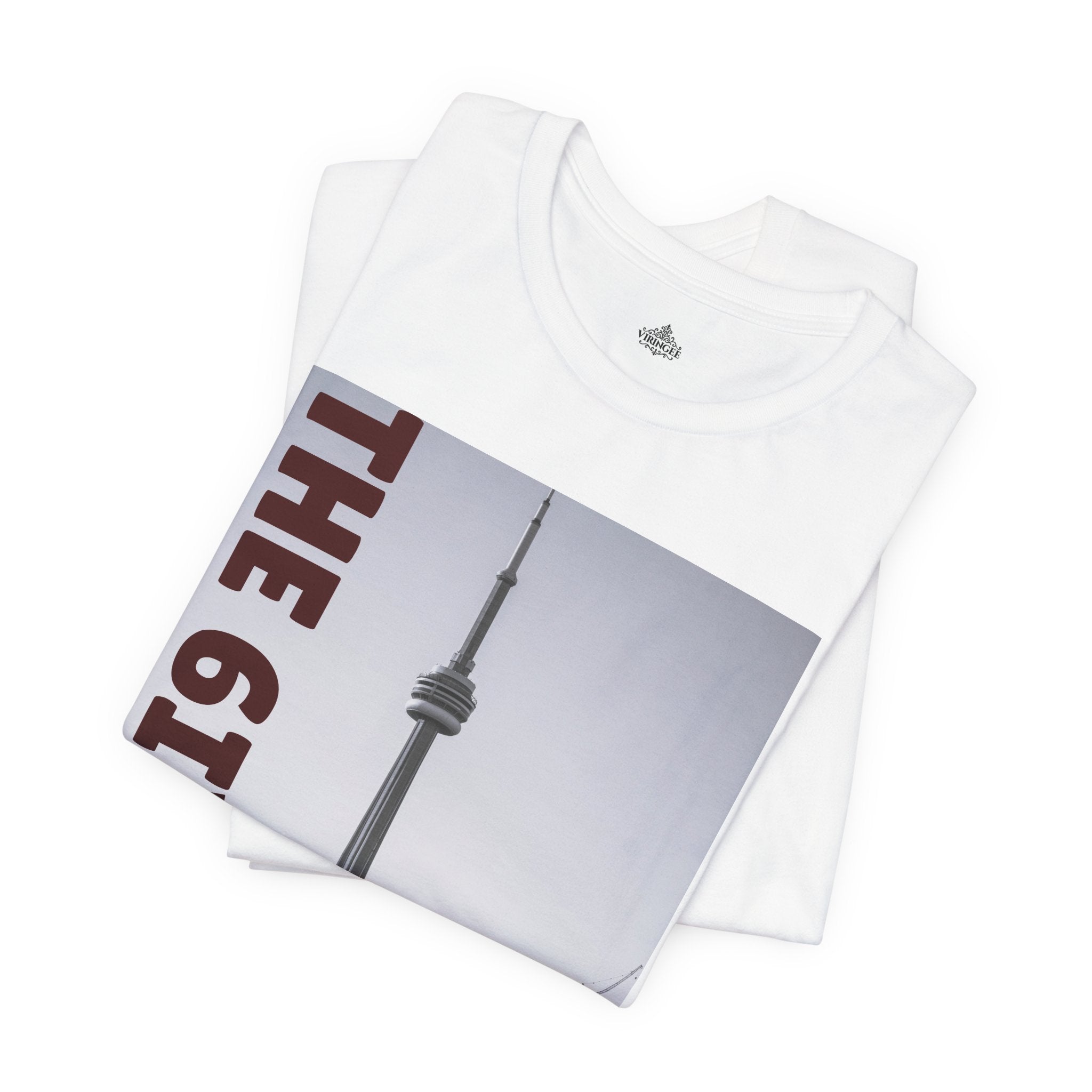 Viringee The Six Toronto Skyline Unisex Graphic T-shirt