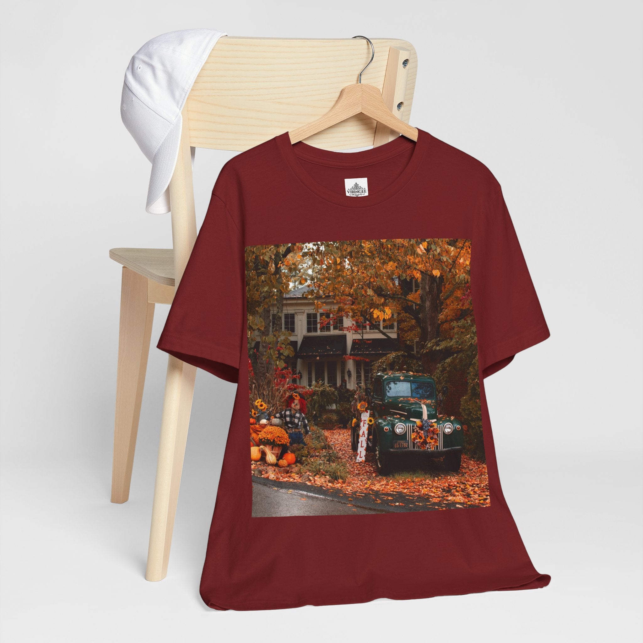 Viringee Autumn Vibes Unisex Jersey T Shirt