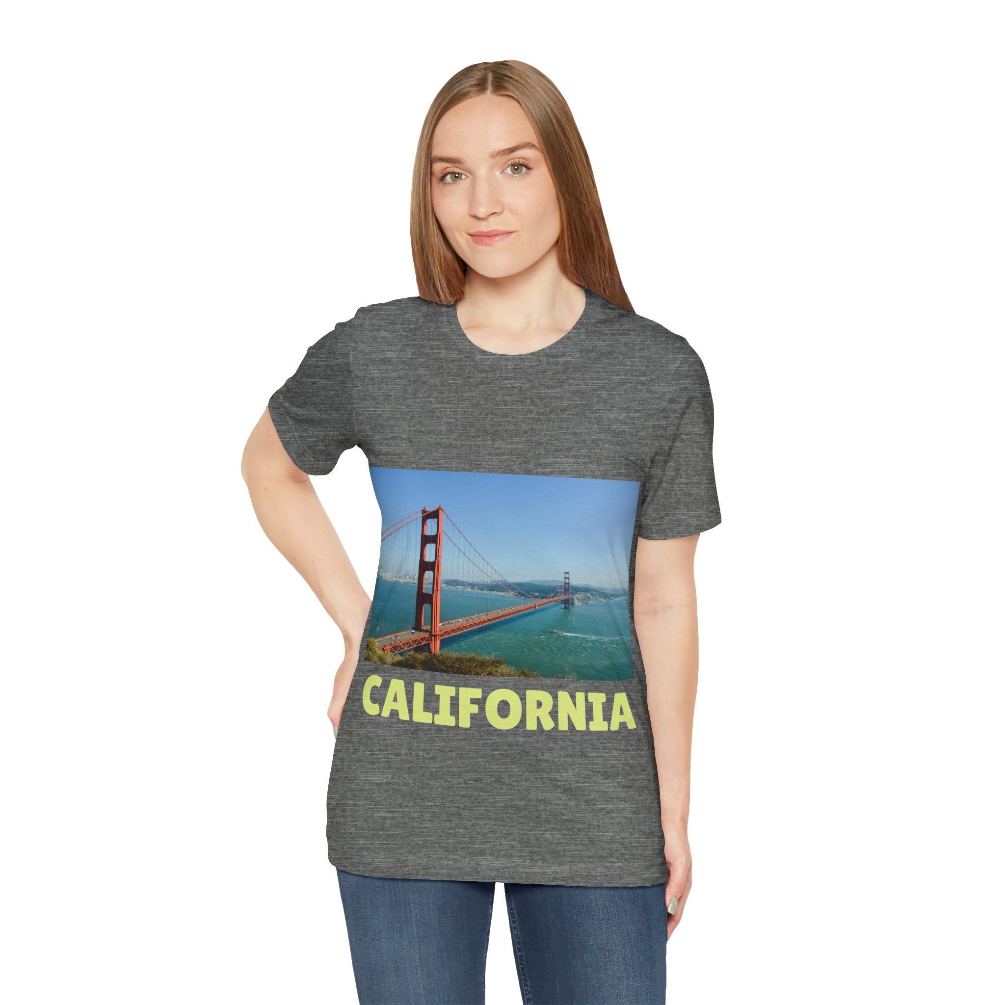 Viringee California Golden Gate Bridge Graphic T-shirt