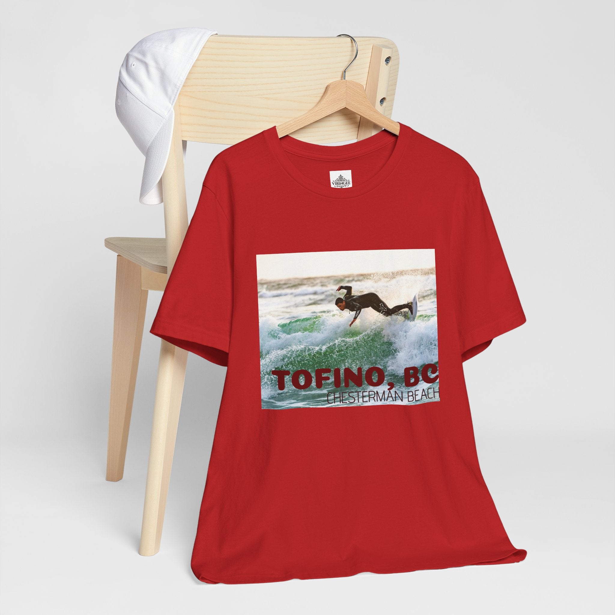 Viringee Tofino Chesterman Beach Surfing Graphic Tee