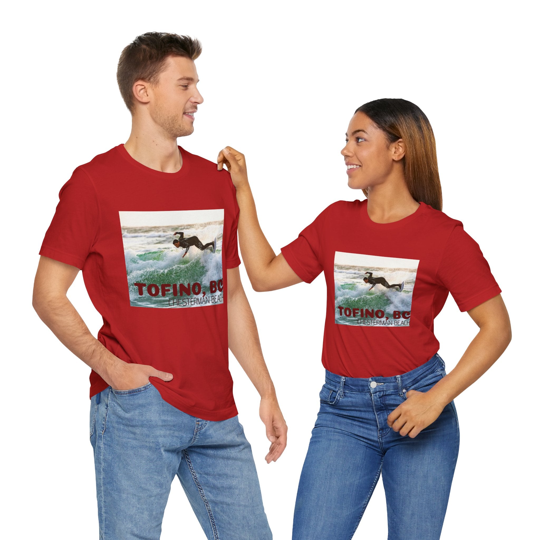Viringee Tofino Chesterman Beach Surfing Graphic Tee
