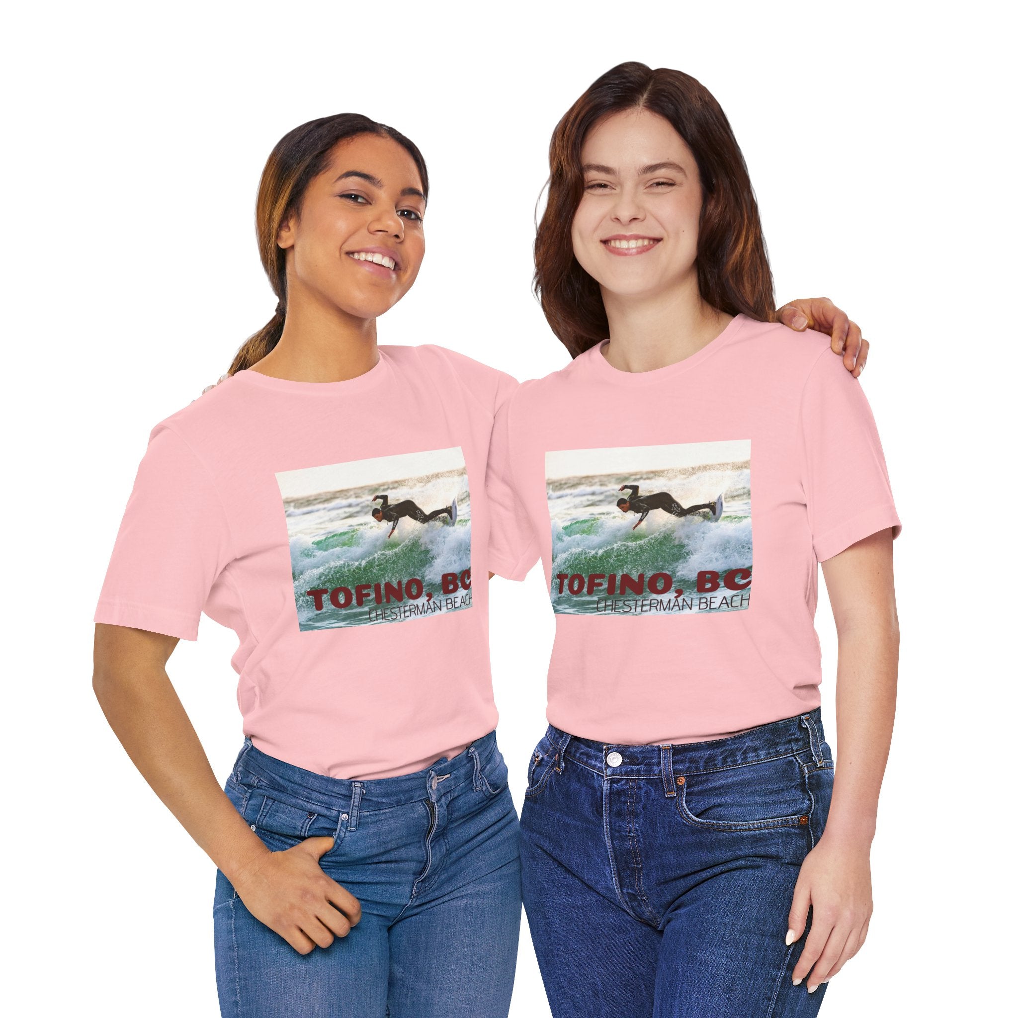 Viringee Tofino Chesterman Beach Surfing Graphic Tee