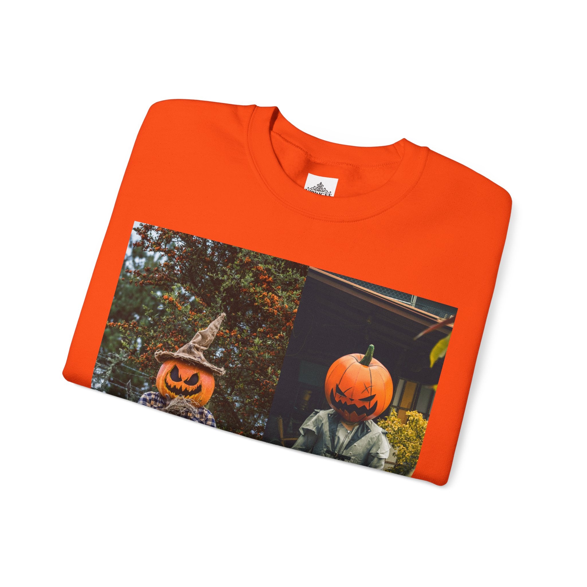 Viringee Pumpkin Duo Crewneck Sweatshirt