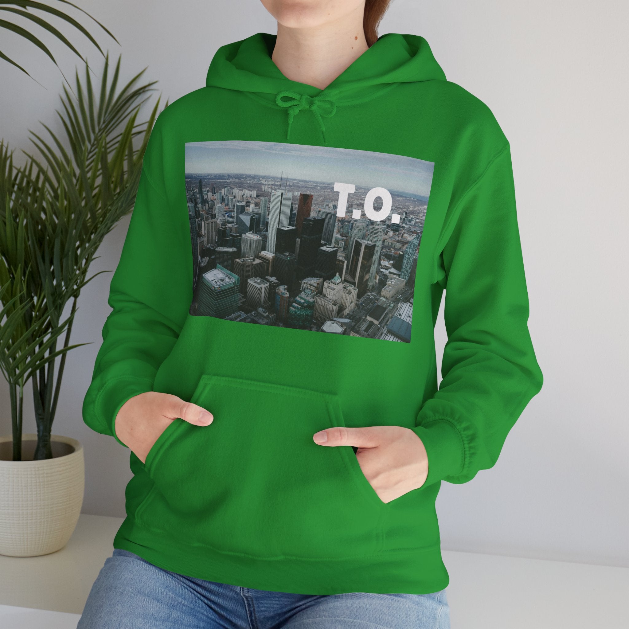 Viringee Toronto T.O. Urban Skyline Unisex Hoodie
