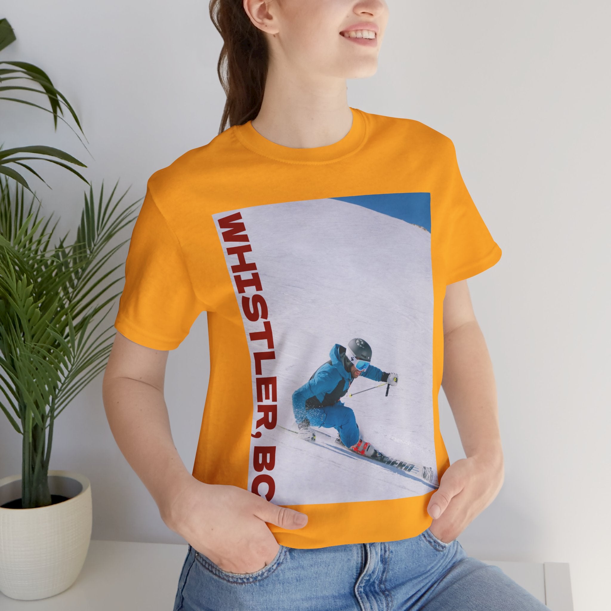 Whistler mountain pride T-shirt, unisex casual wear