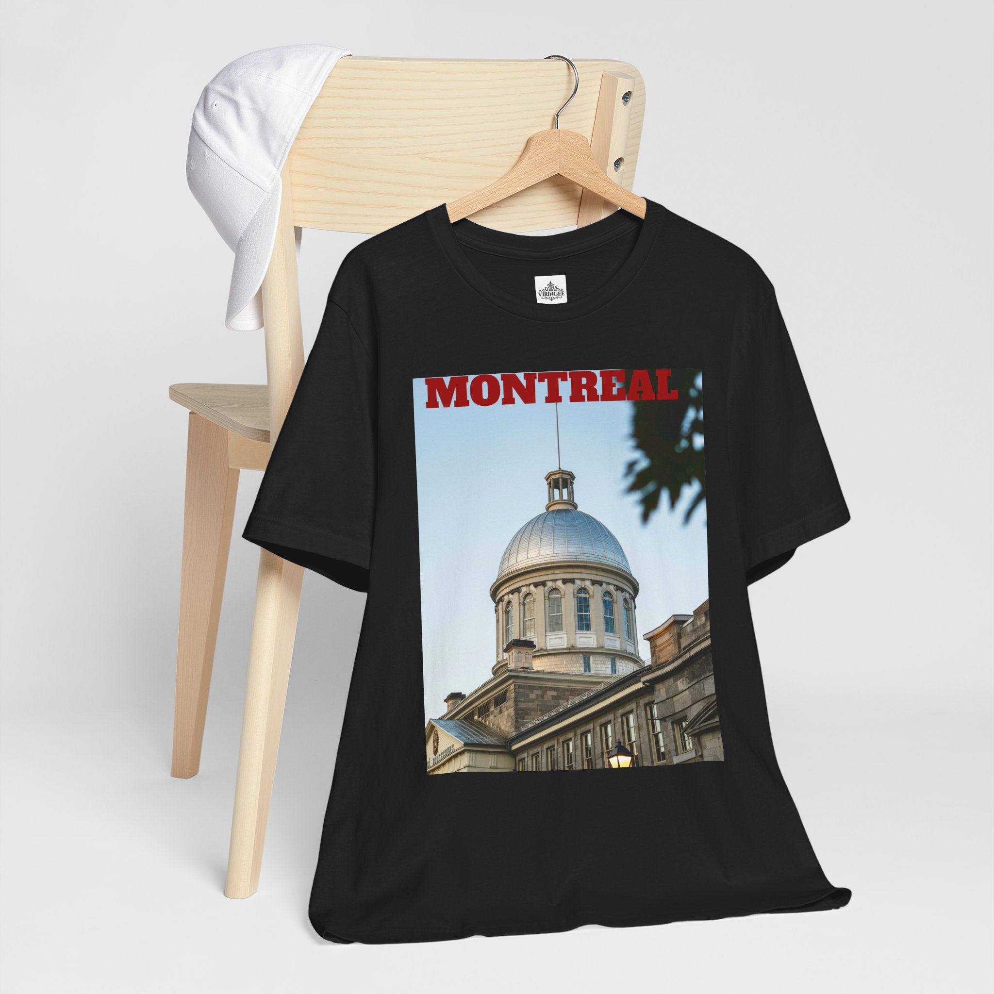 Unisex Old Montreal vintage T-shirt with city graphic