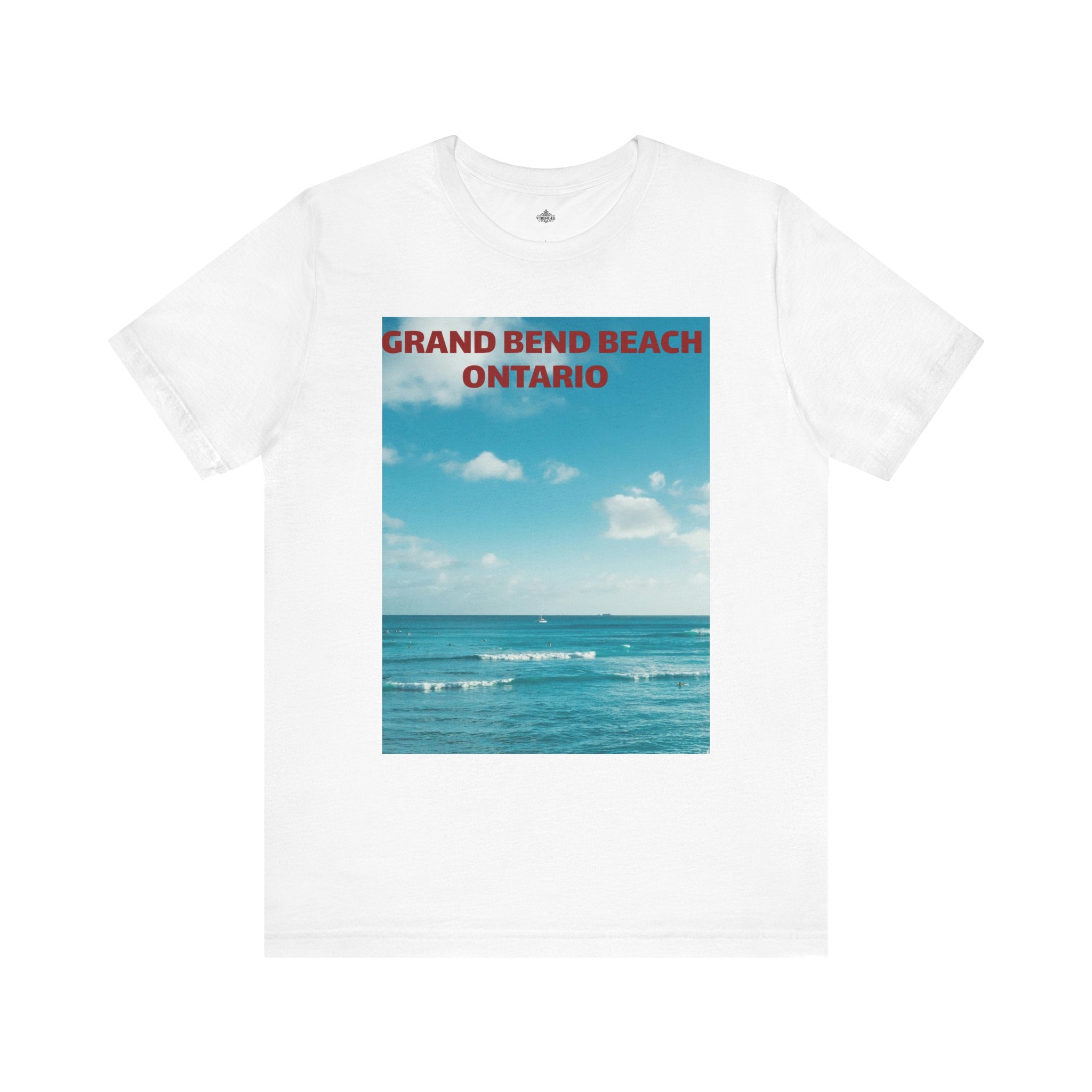 Viringee Grand Bend Beach unisex jersey short sleeve graphic tee, soft cotton summer shirt