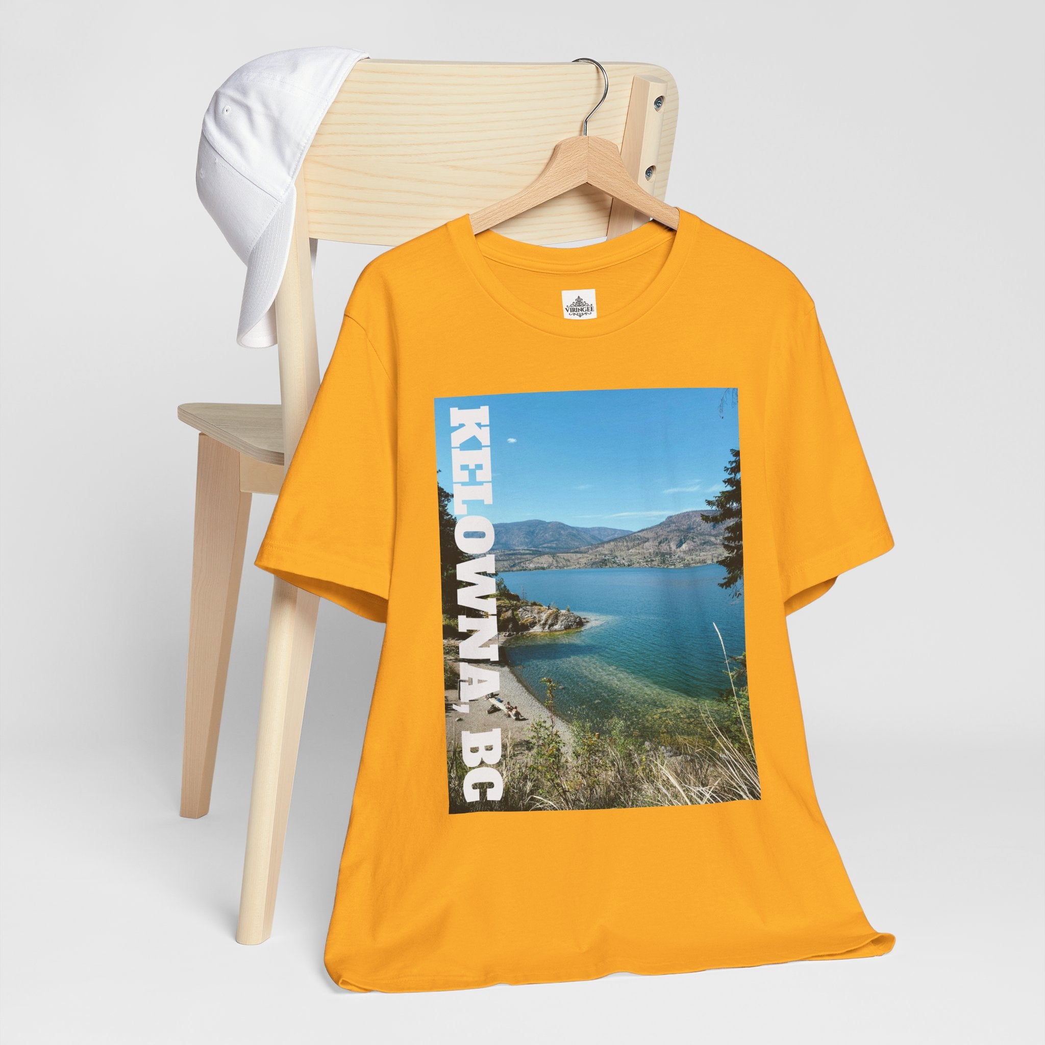 Viringee Kelowna BC scenic T-shirt, unisex short sleeve
