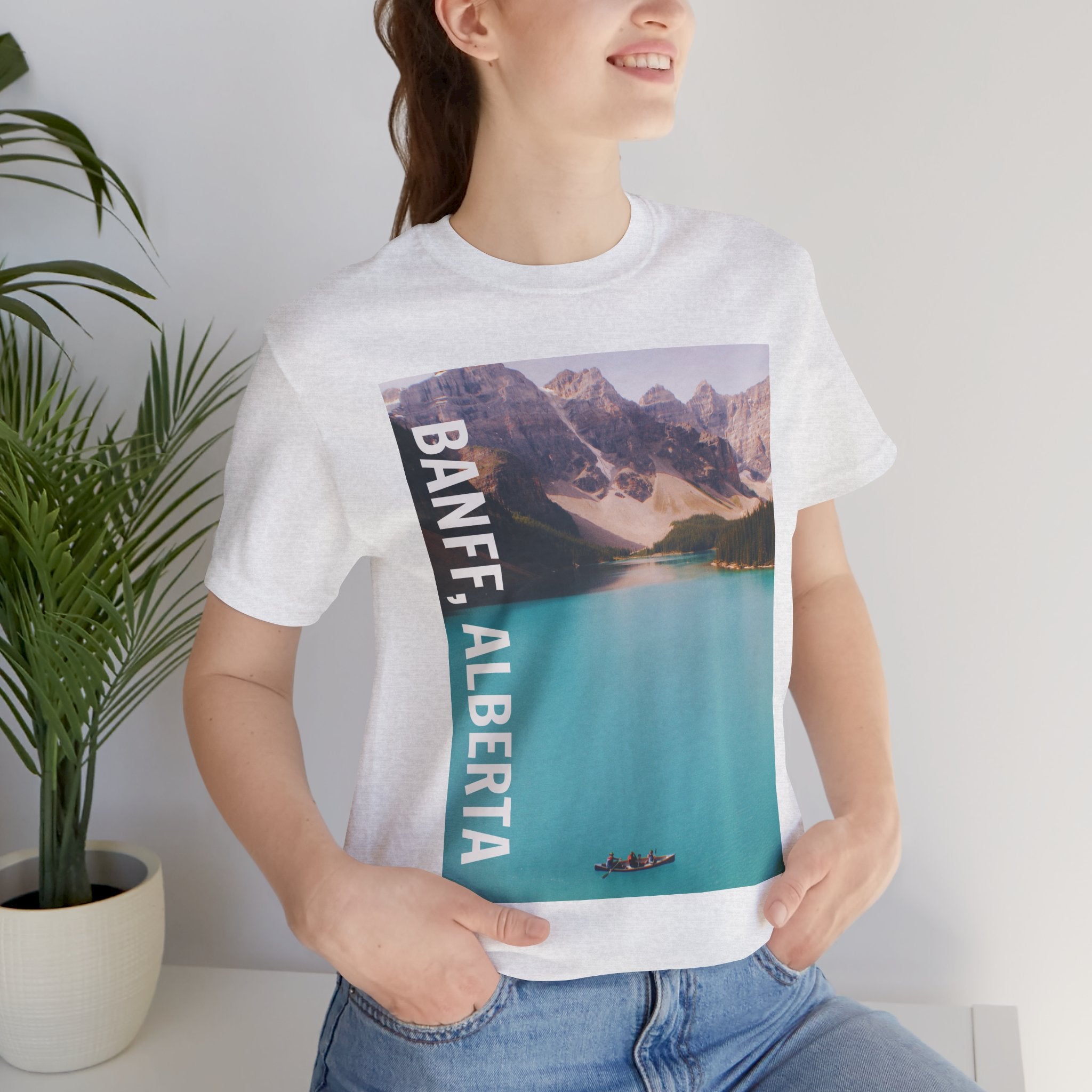 Unisex Banff T-shirt with outdoor adventure design