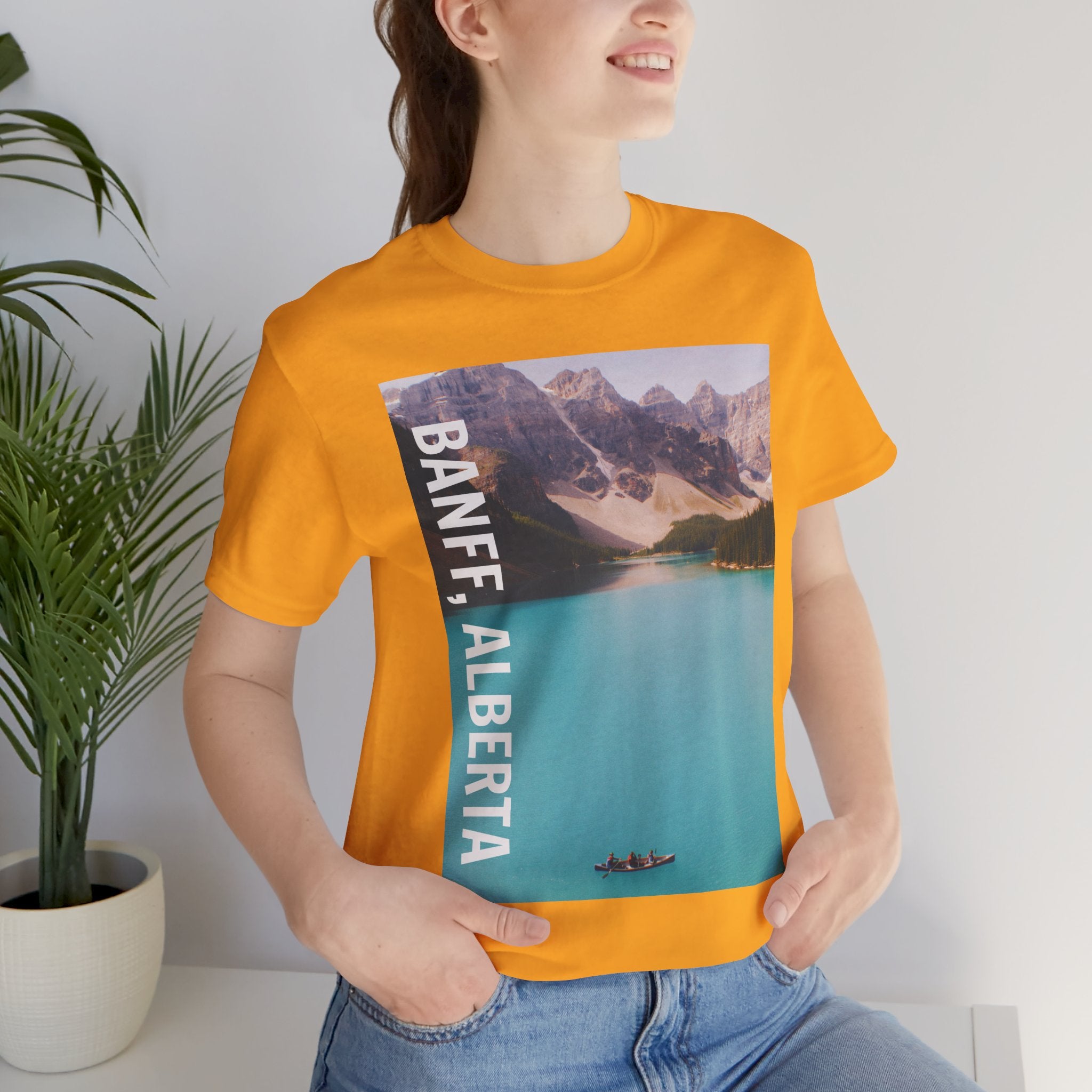 Unisex Banff T-shirt with outdoor adventure design