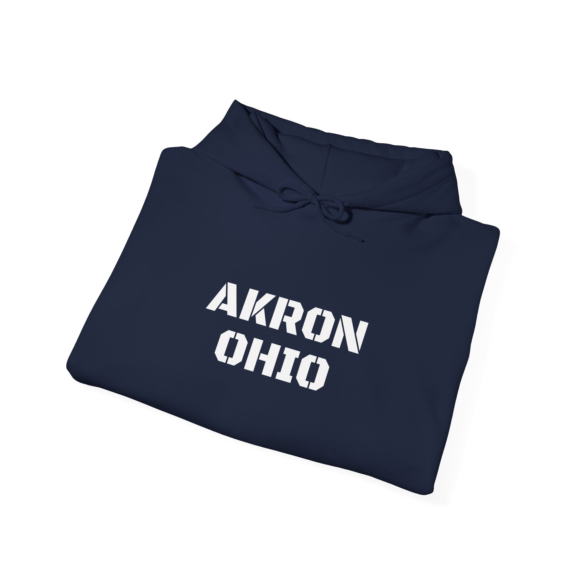 Viringee Akron Ohio Unisex Heavy Blend Hooded Sweatshirt