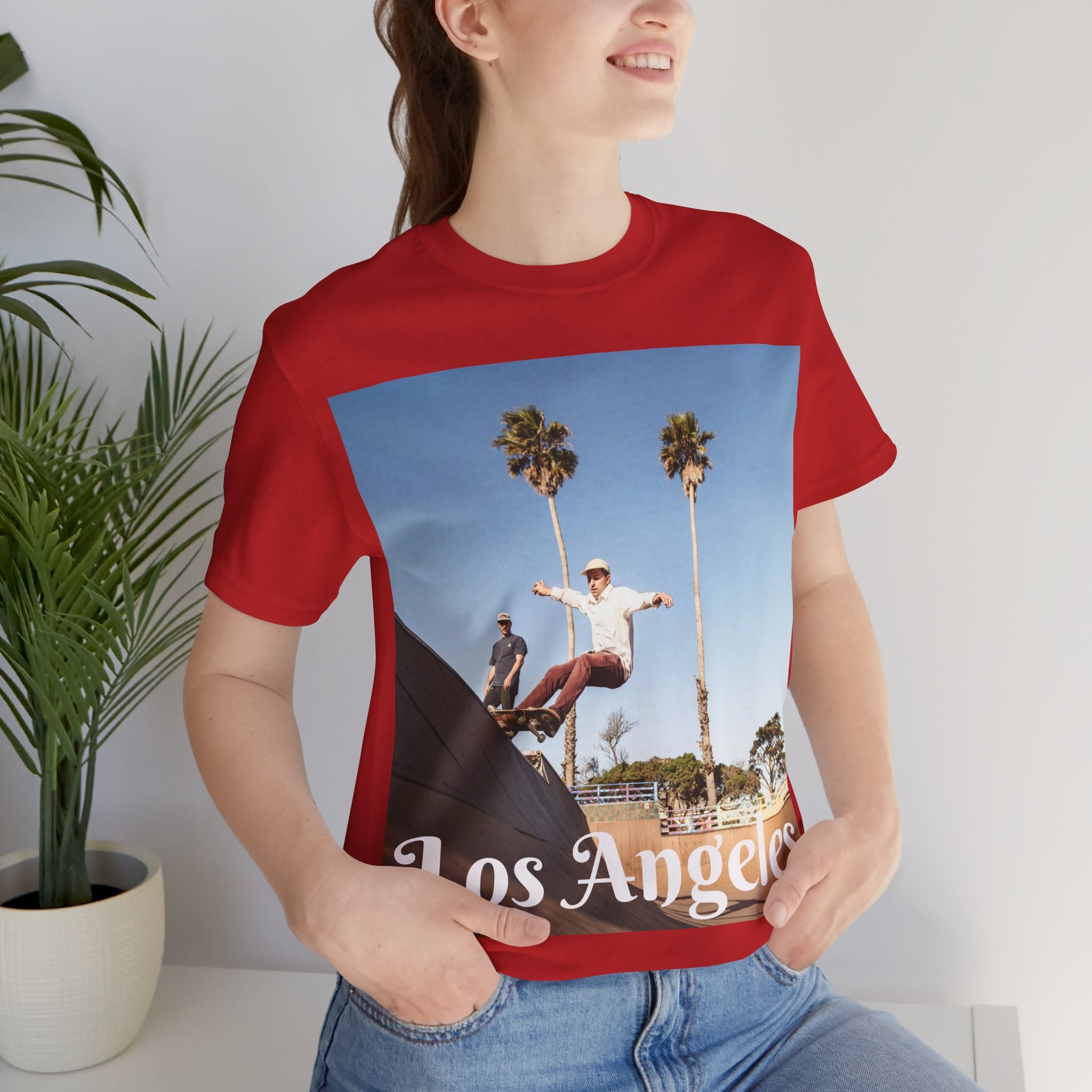 Viringee Los Angeles Skate Vibe Unisex Premium T-Shirt