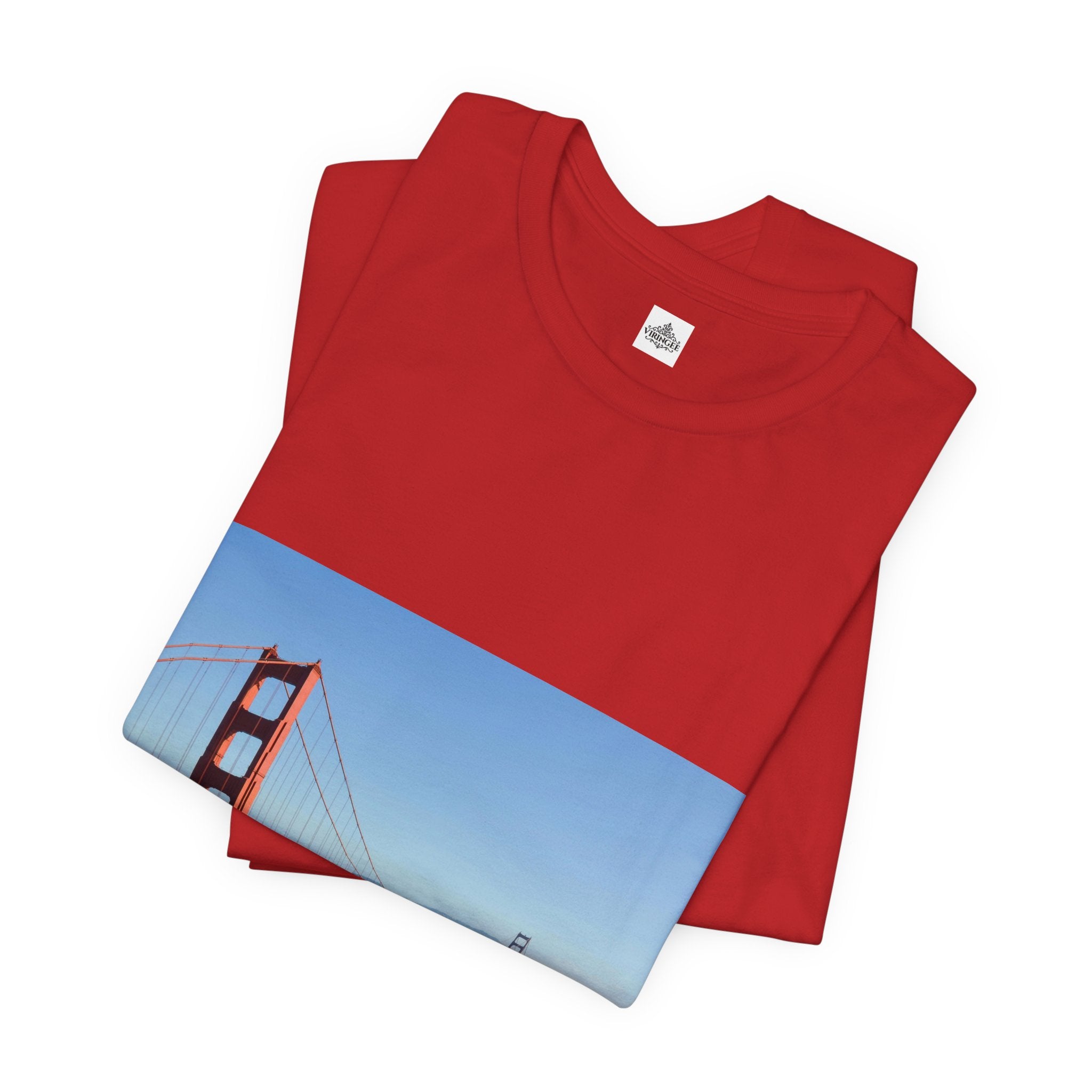 Viringee California Golden Gate Bridge Graphic T-shirt