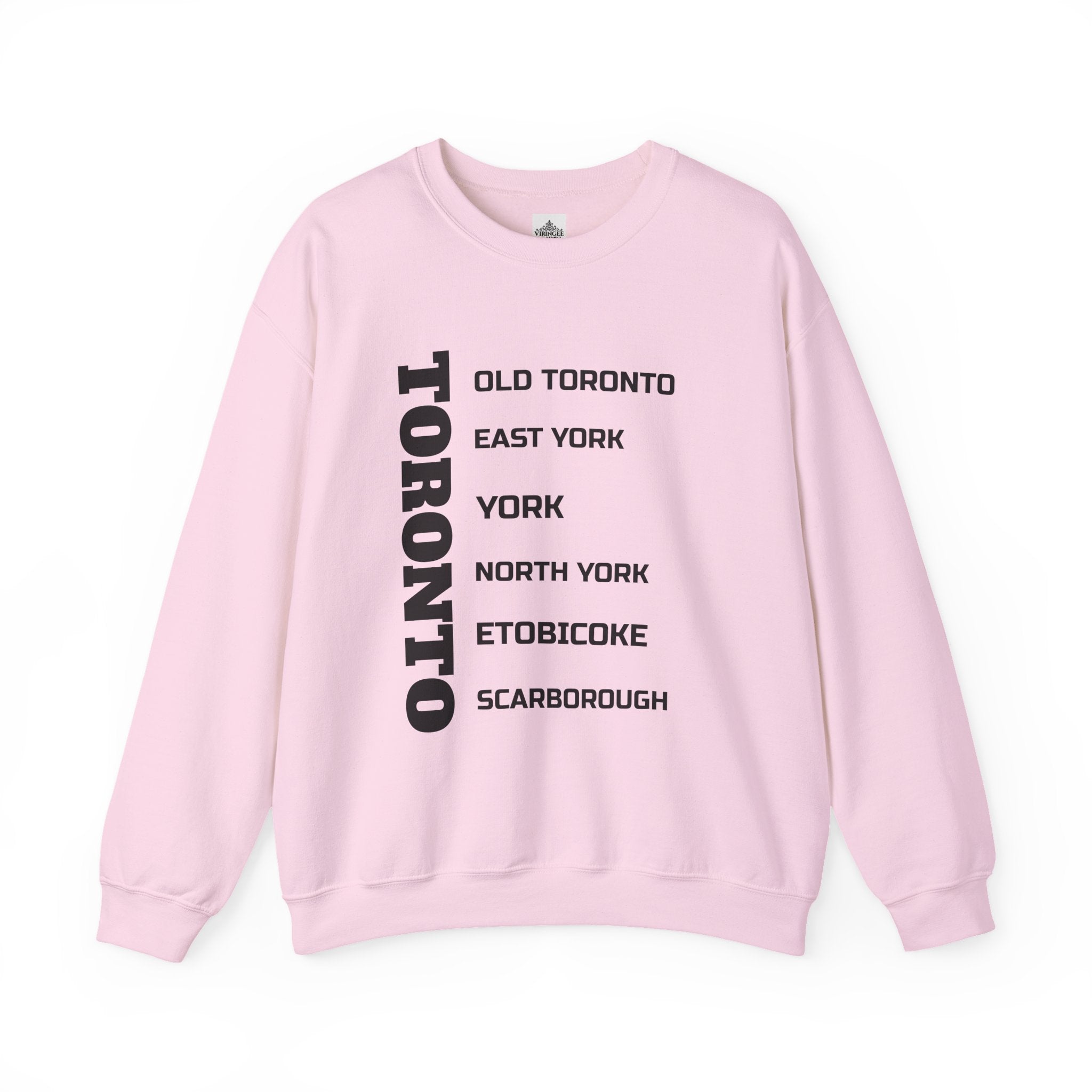 Viringee Toronto Six Boroughs Unisex Crewneck Sweatshirt