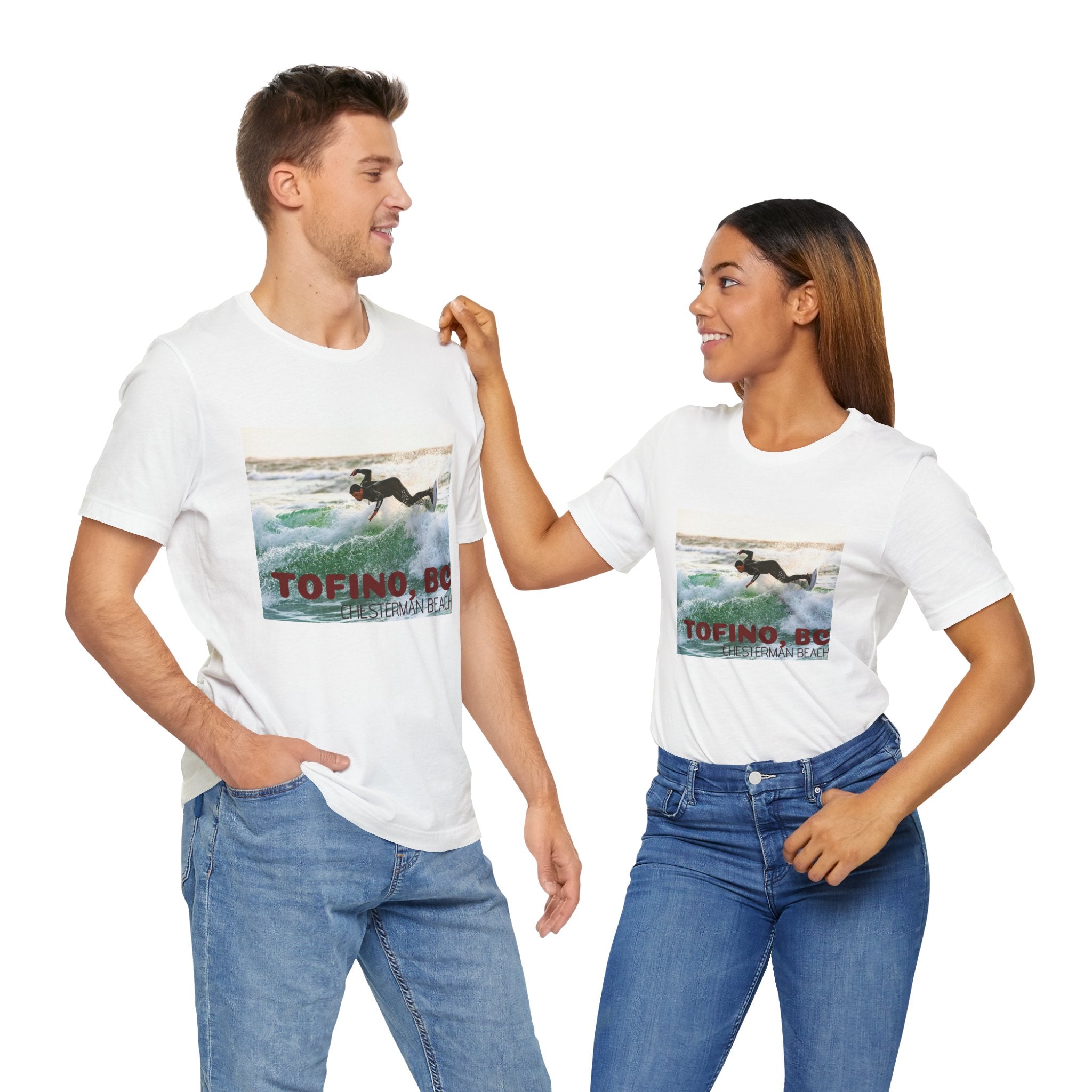 Viringee Tofino Chesterman Beach Surfing Graphic Tee