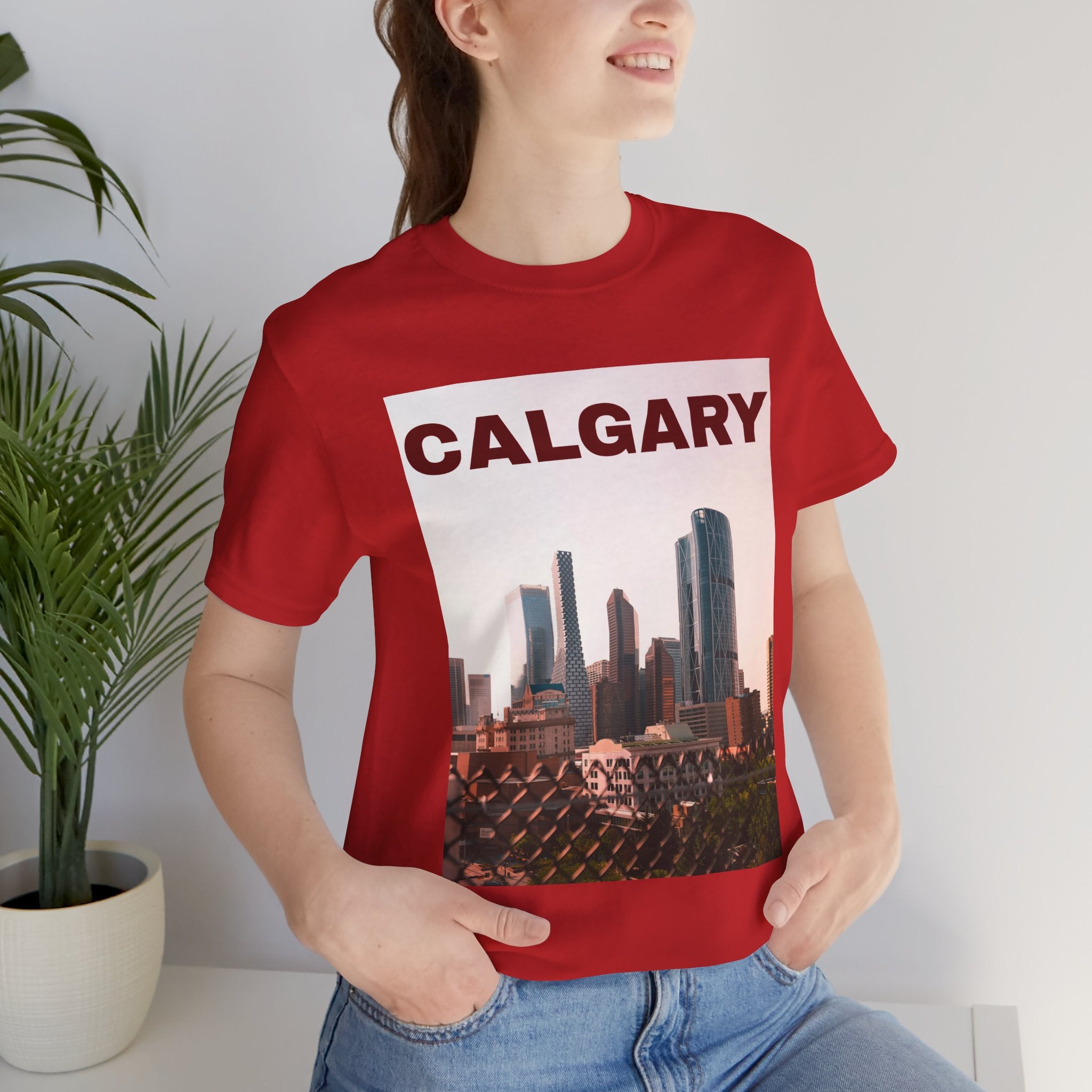 Viringee Calgary Skyline Unisex Tee