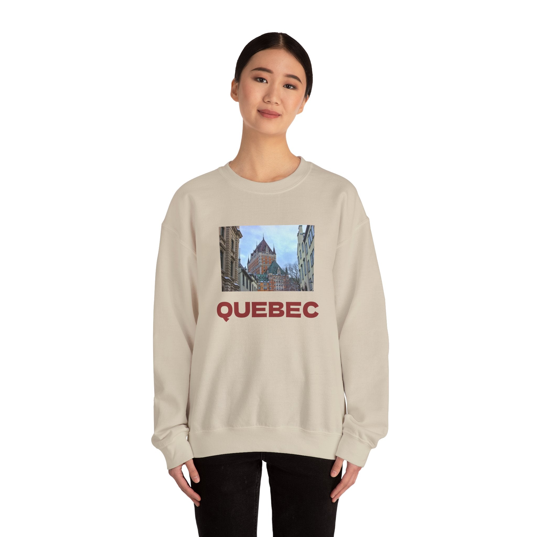 Viringee Quebec Vintage Crewneck Unisex Sweatshirt