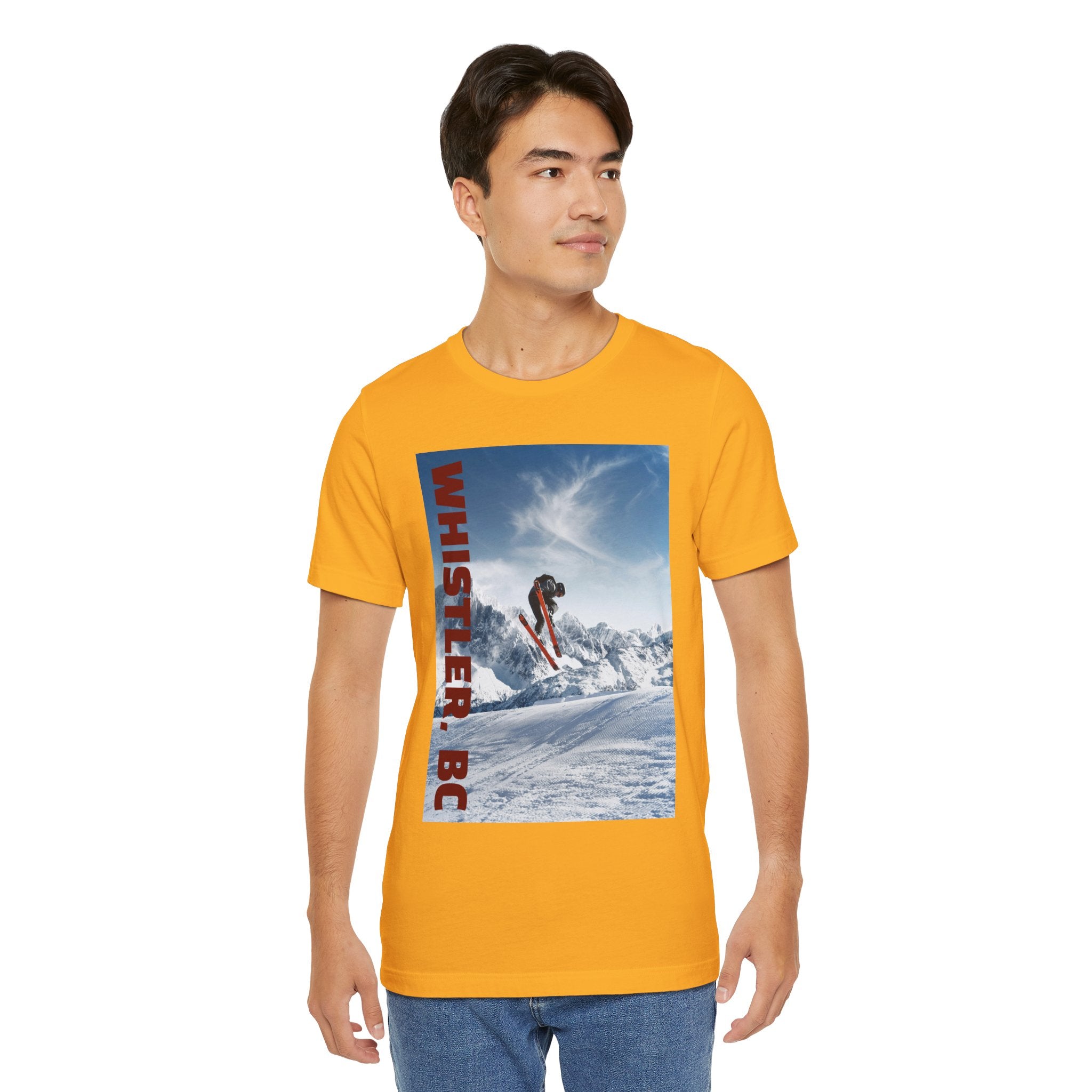 Viringee Whistler BC Snowboarder Short Sleeve Tee