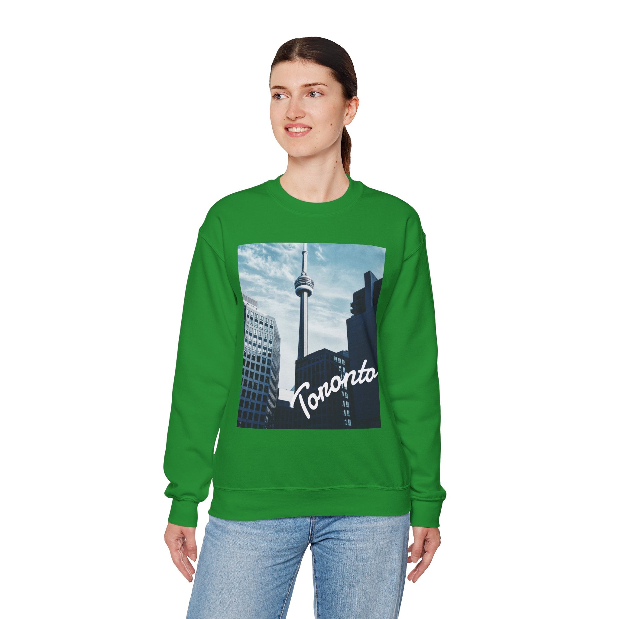 Viringee Toronto CN Tower Unisex Crewneck Sweatshirt