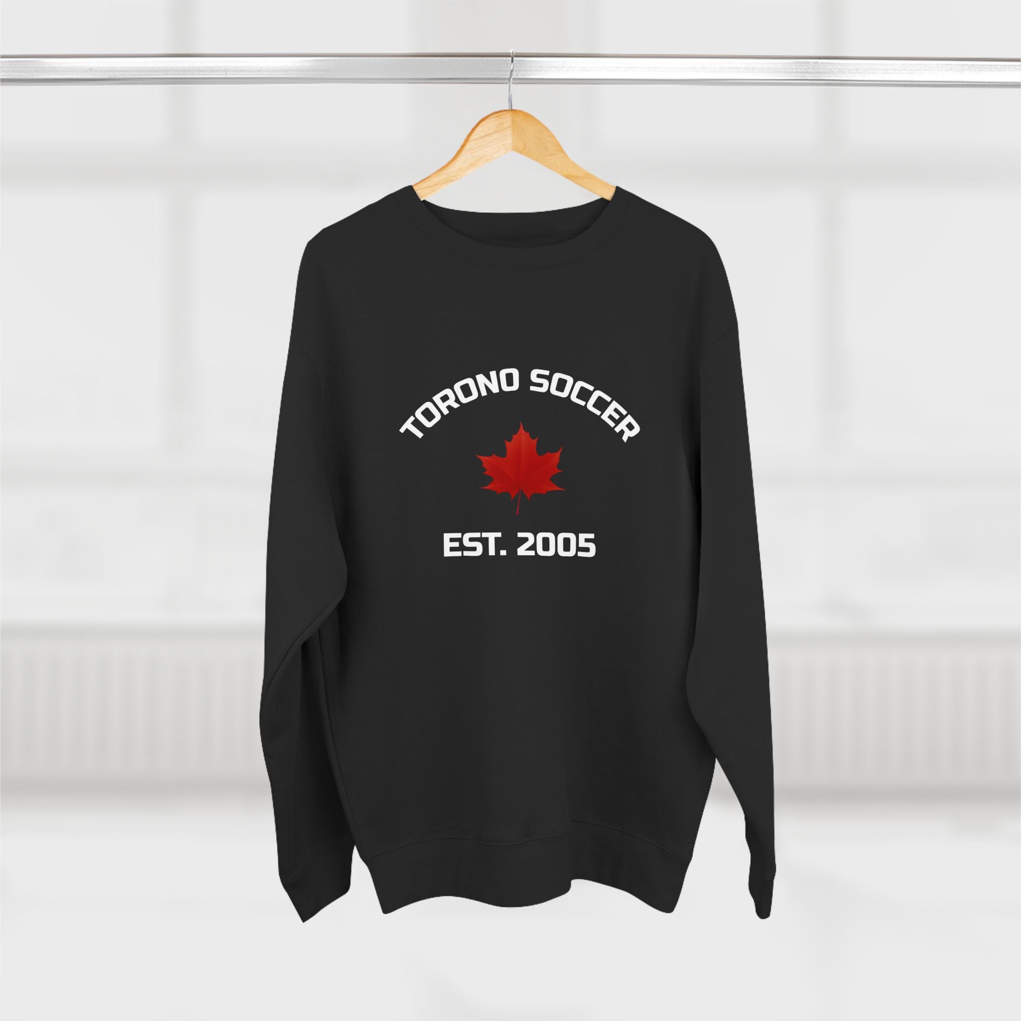 Viringee Toronto Soccer Graphic Unisex Crewneck Sweatshirt