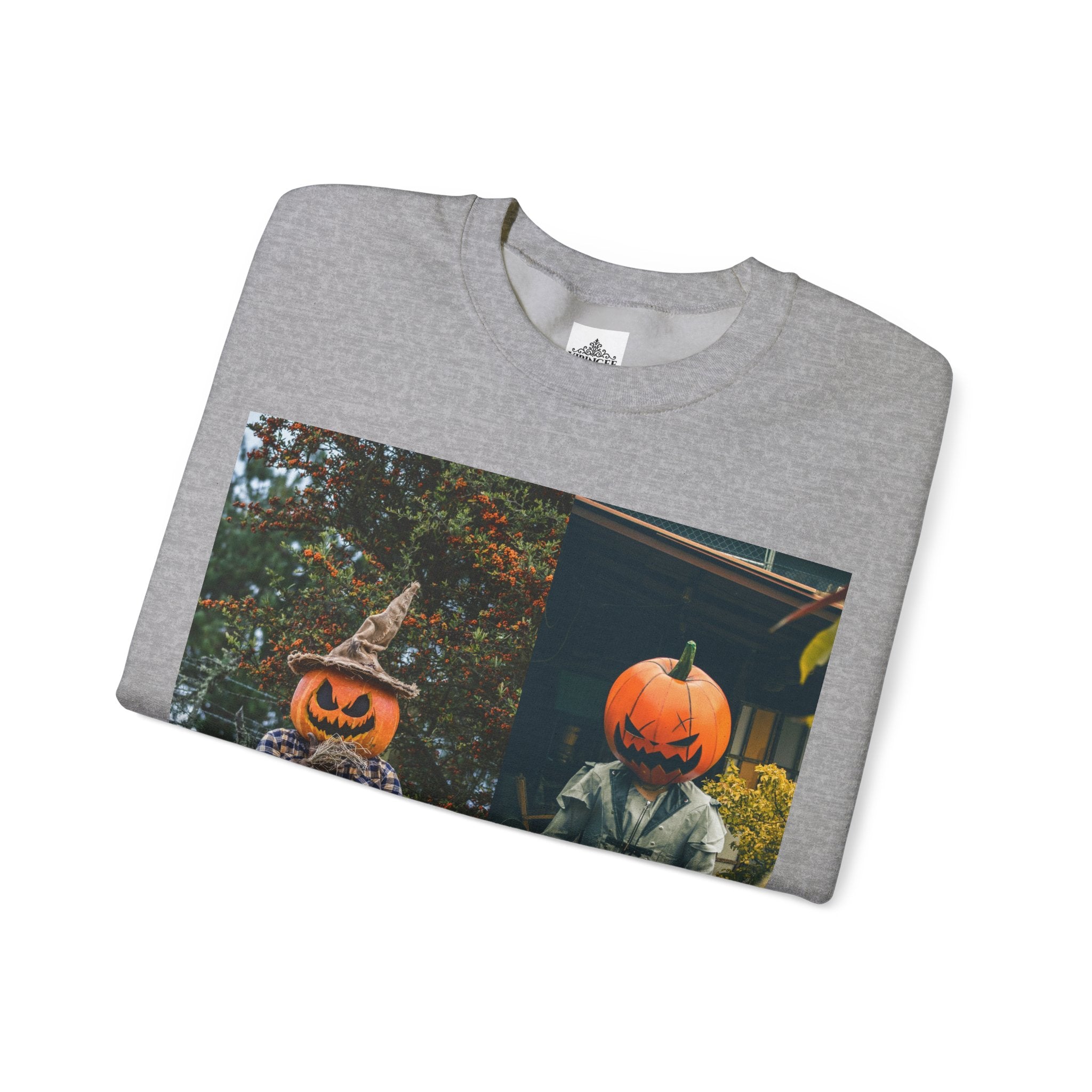 Viringee Pumpkin Duo Crewneck Sweatshirt